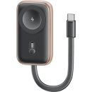 Ładowarka indukcyjna 2w1 USAMS CD245 do Apple Watch z powerbankiem 1200 mAh Szary