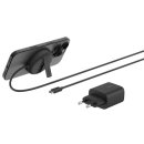 Ładowarka indukcyjna BELKIN BoostCharge Pro Qi2 15W + Zasilacz 20W Czarny