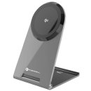 Ładowarka indukcyjna FORCELL F-Energy Flip Charge 15W Srebrny Qi2 MagSafe