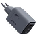 Ładowarka sieciowa AUKEY PA-C3 67W QC5.0 + PD3.0 Szary