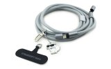 Smycz do telefonu z kablem do ładowania USB-C - USB-C KARL LAGERFELD Crossbody Strap Choupette Charm 60W 1.5 m Szary