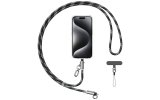 Smycz do telefonu z kablem do ładowania USB-C - USB-C USAMS SJ745 60W 1.2 m Czarny