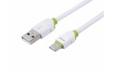 Wayme kabel do ładowania i synchronizacji, silikonowy okrągły, 100 cm, USB > USB-C