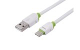 Wayme kabel do ładowania i synchronizacji, silikonowy okrągły, 200 cm, USB > USB-C