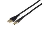 Wayme kabel do ładowania i synchronizacji, w oplocie z mikrofibry, 120 cm, USB > USB-C, max 30W