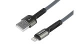 Wayme kabel do ładowania i synchronizacji, w oplocie z mikrofibry, 200 cm, USB > Lightning