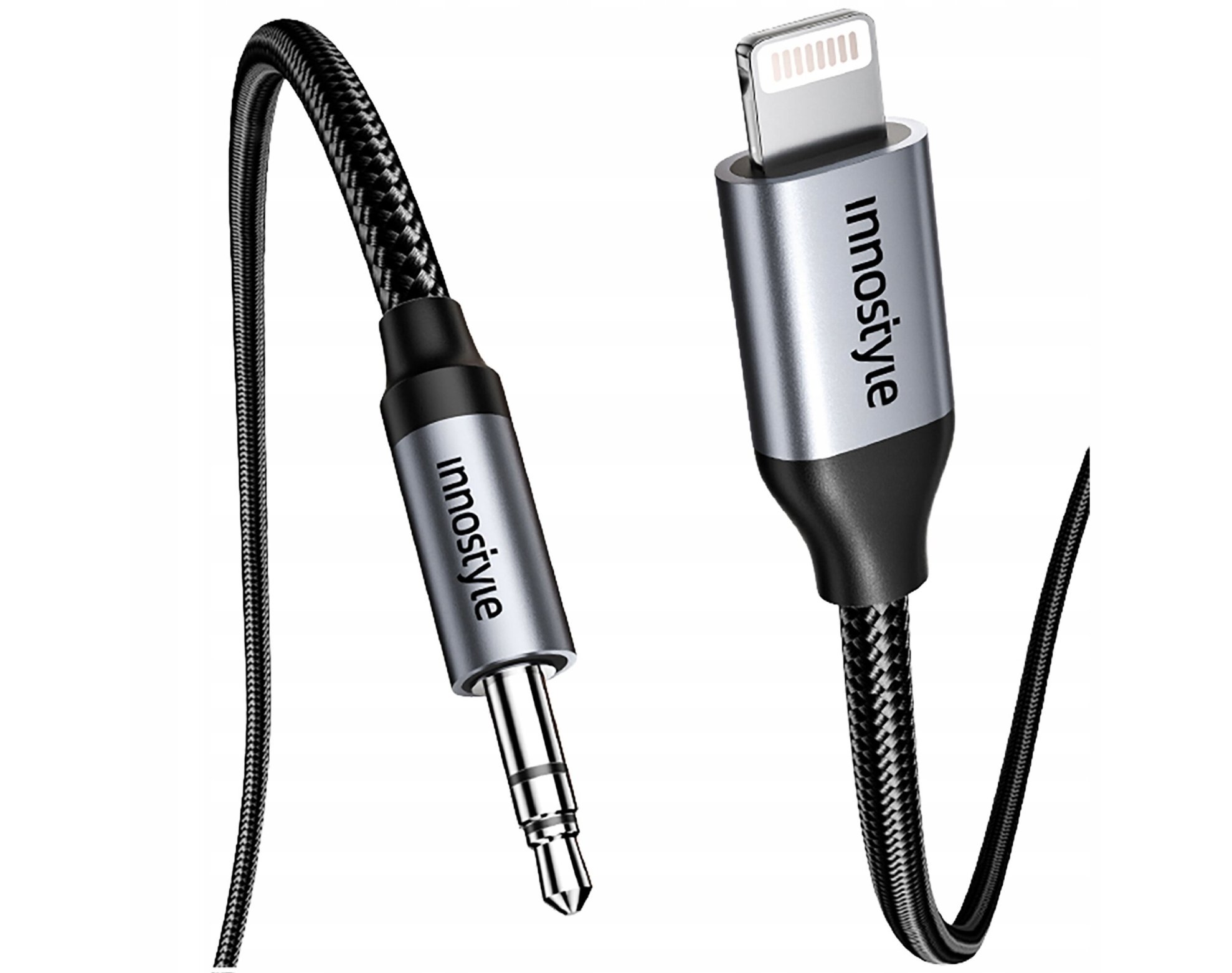 Innostyle Kabel Aux Do iPhone Przejściówka Adapter Lightning Mini Jack 1M