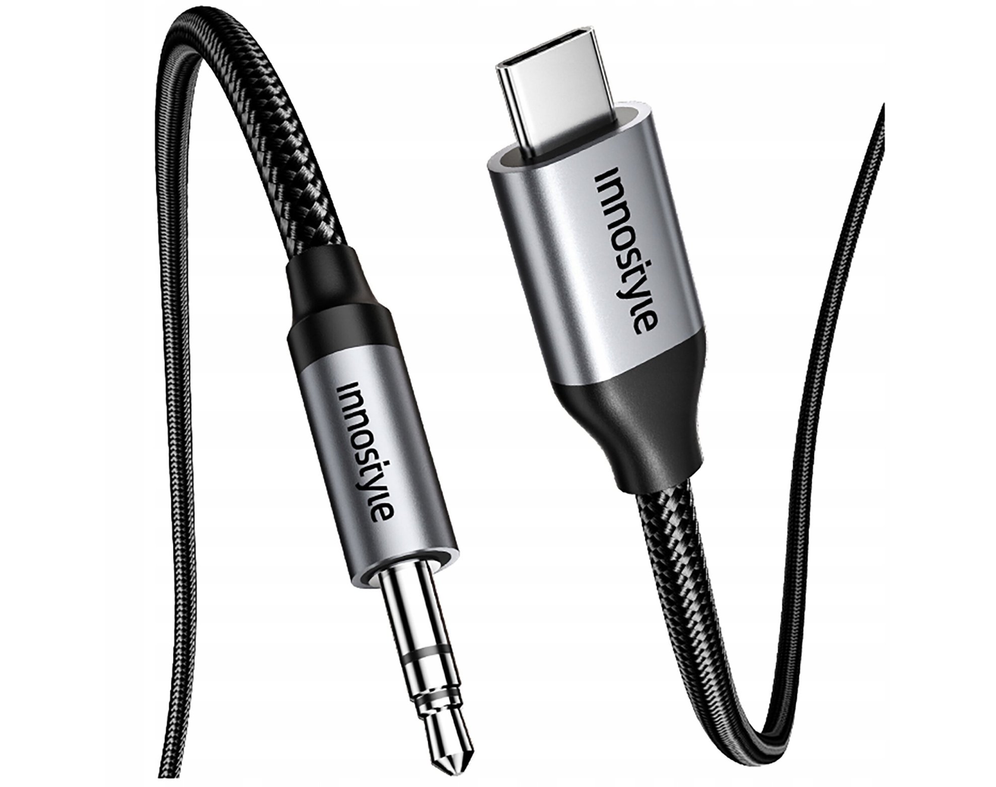 Innostyle Kabel USB C Aux Adapter Przejściówka Mini Jack Do Samsung Dac 1M