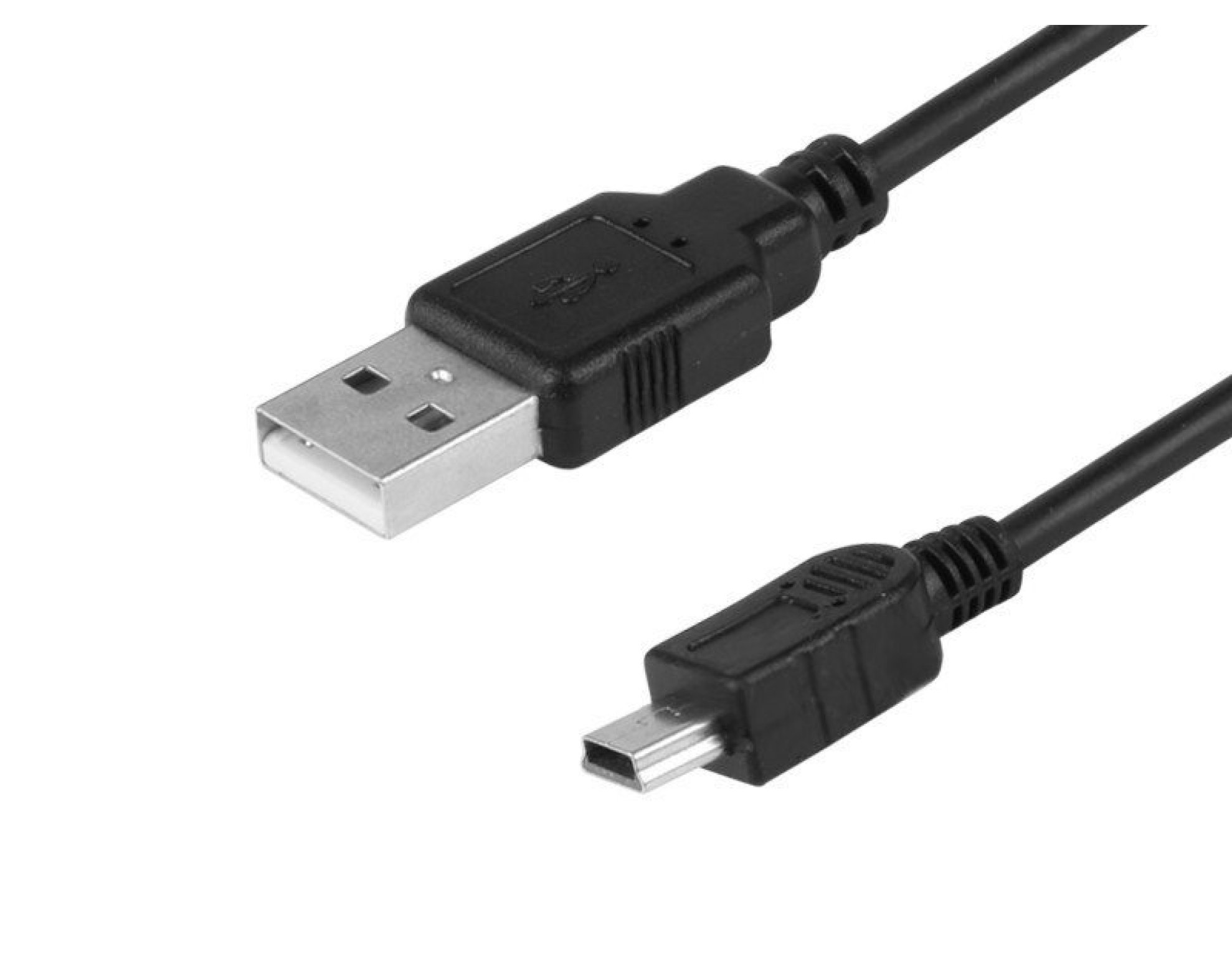 Kabel do ładowania i synchronizacji, 120 cm, tworzywo, USB > mini USB (prosta)