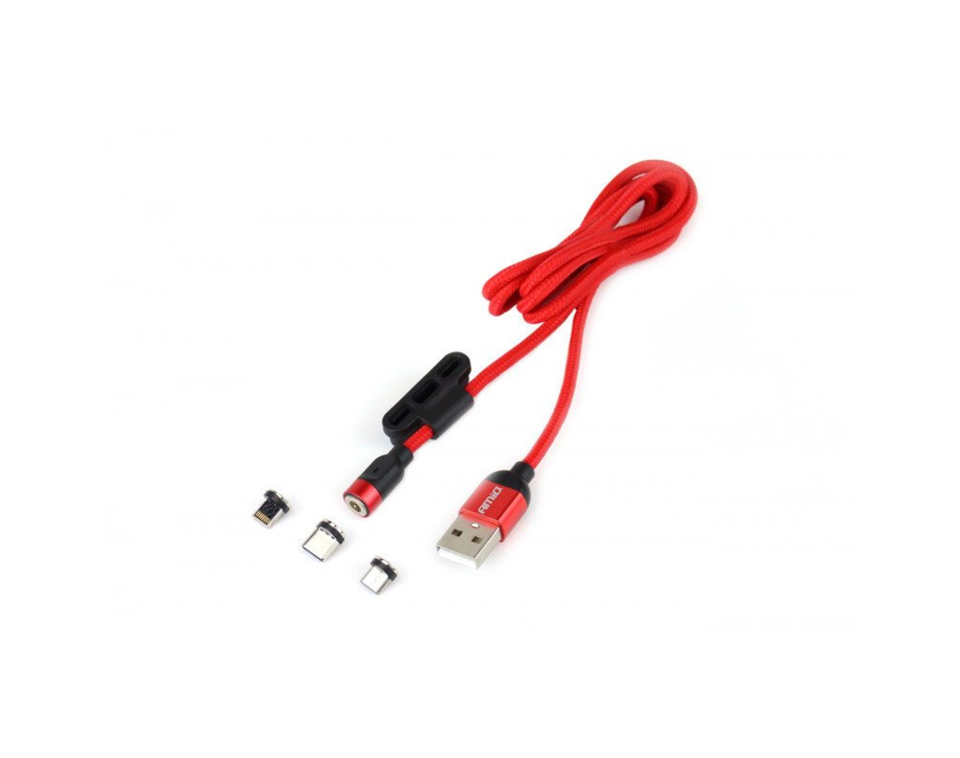 Kabel Magnetyczny AMiO Lightning USB-C Micro USB Magnetyczne 100CM Multi