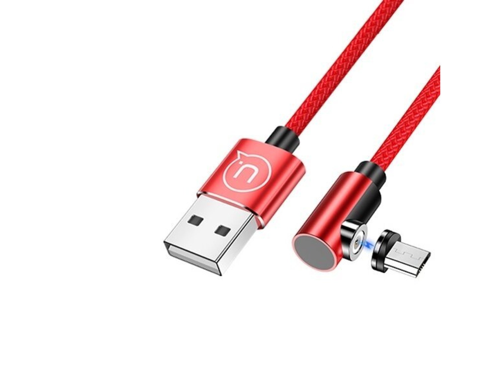 Kabel magnetyczny USB - Micro USB USAMS U54 10W 1 m Czerwony