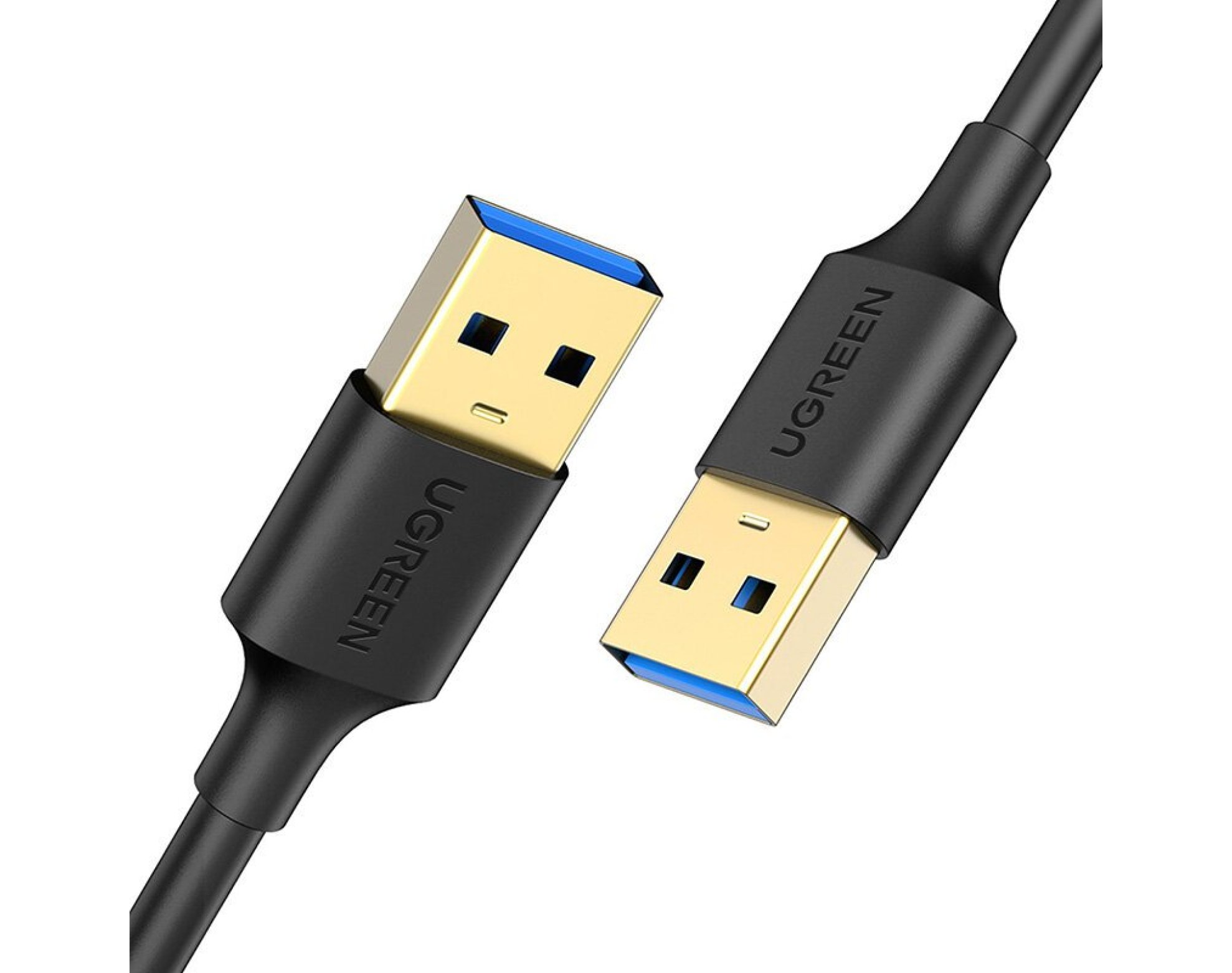 Kabel USB-A - USB-A UGREEN US128 10370 1m Czarny