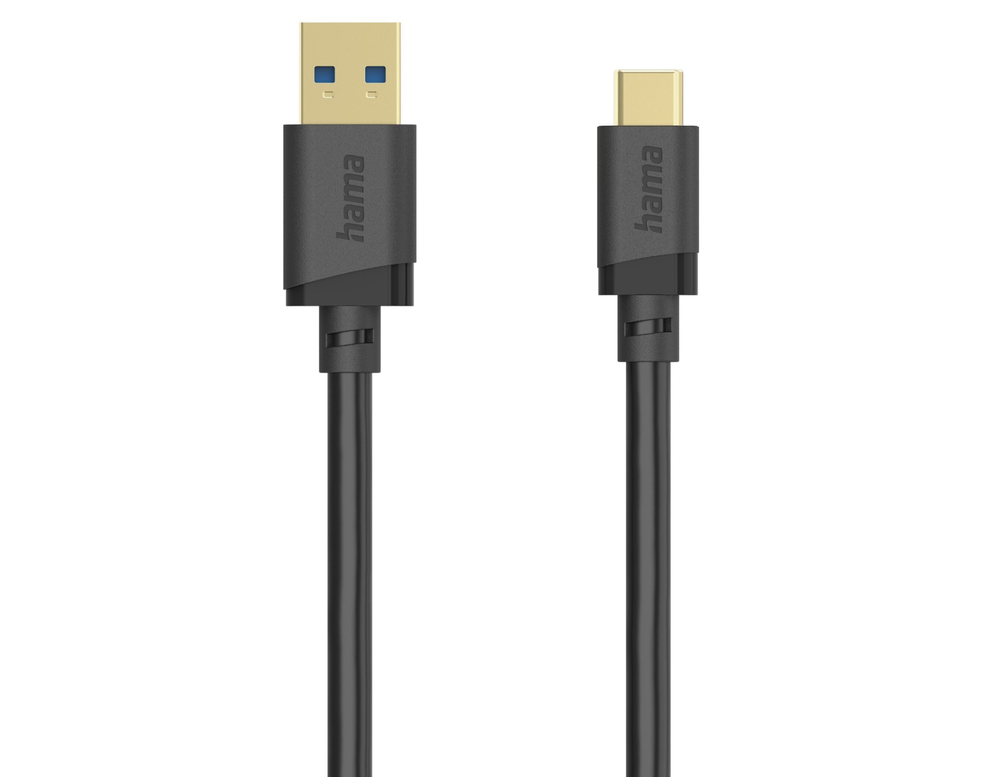 Kabel USB-A - USB-C HAMA 202005 0.75m Czarny
