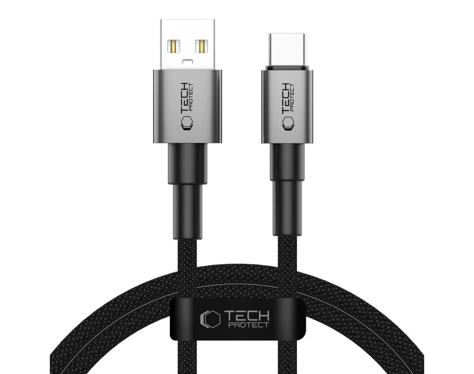 Kabel USB-A - USB-C TECH-PROTECT UltraBoost DNA 15W 1 m Szary