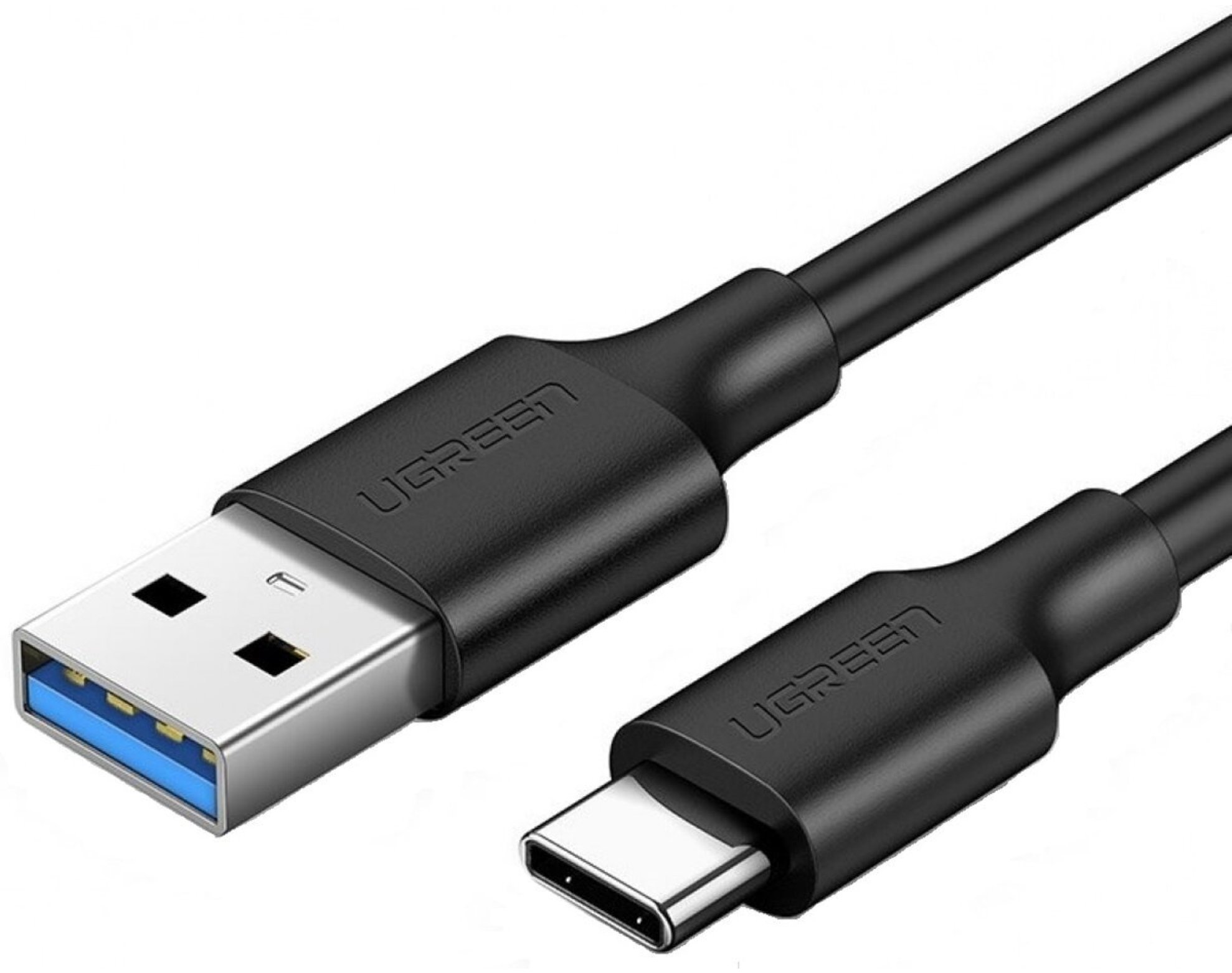 Kabel USB-A - USB-C UGREEN US184 1.5 m Czarny