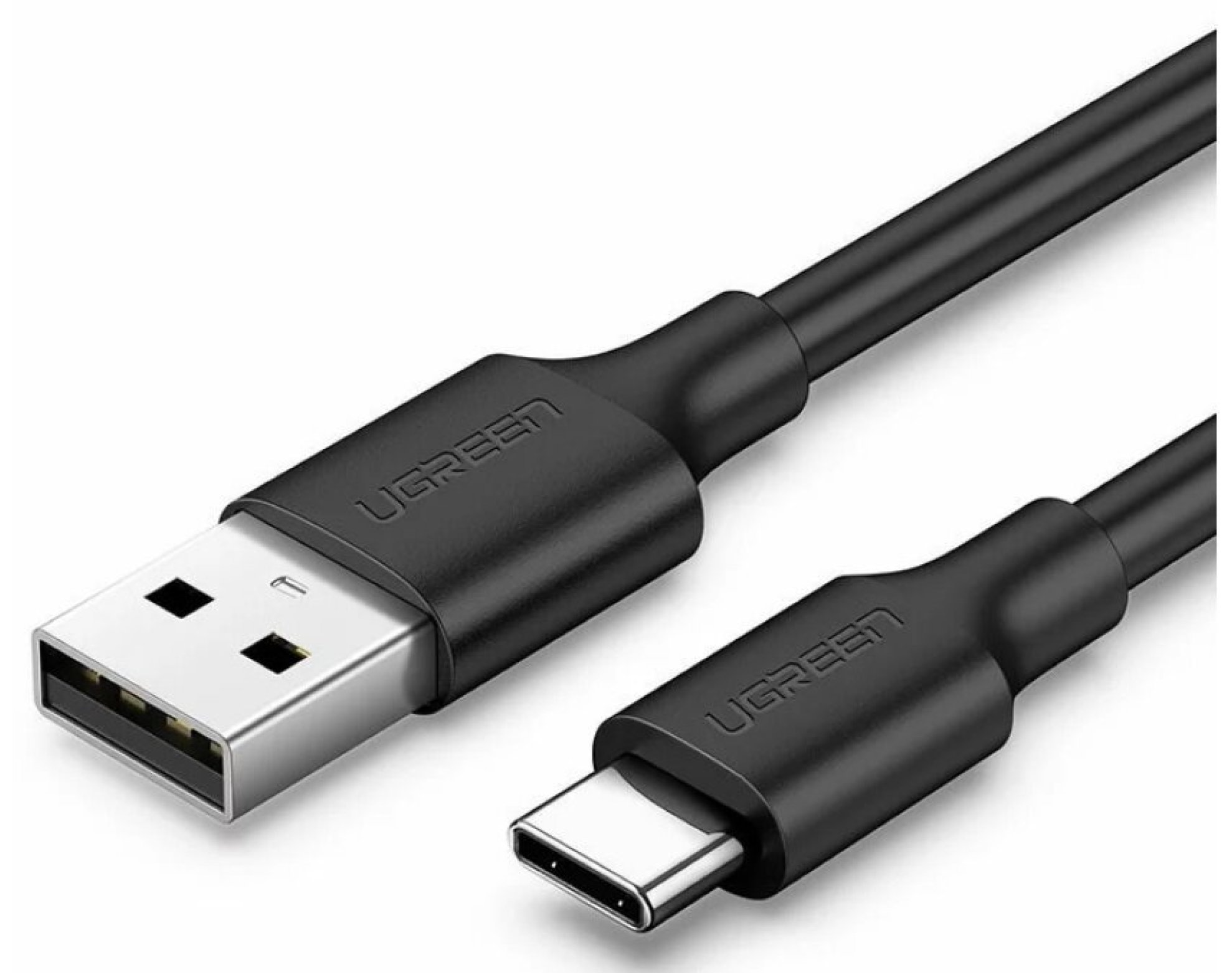 Kabel USB-A - USB-C UGREEN US287 0.5 m Czarny