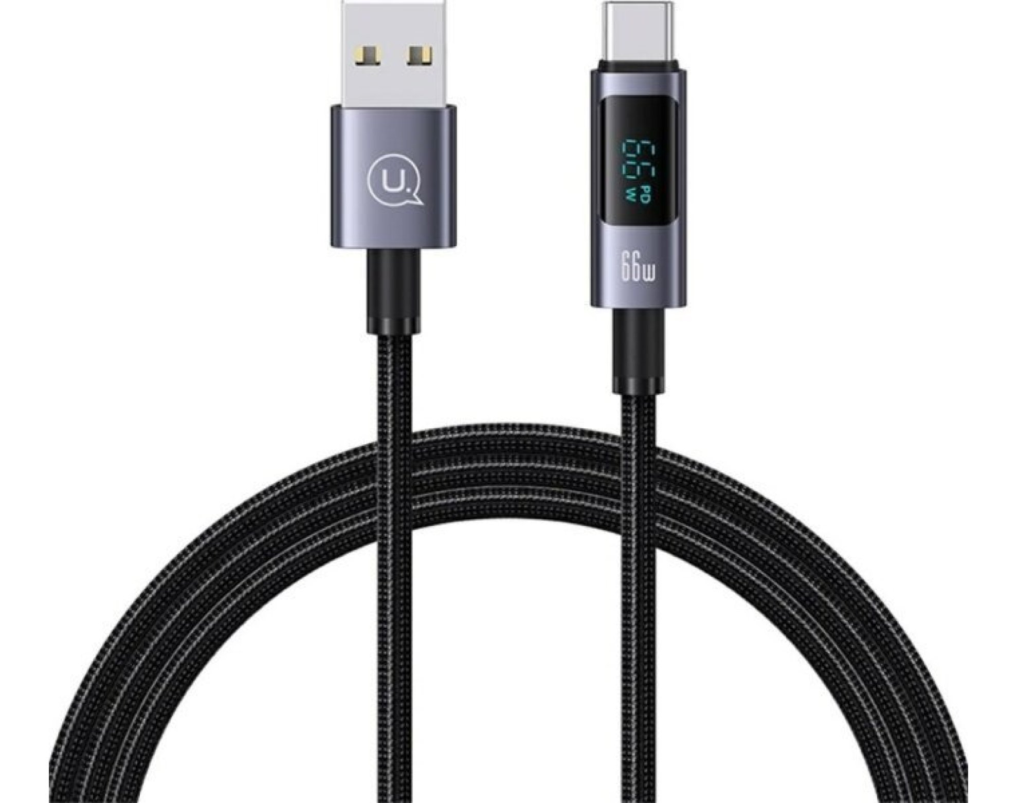 Kabel USB-A - USB-C USAMS Sufeng Series US-SJ673 66W 6A 1.2 m Czarny