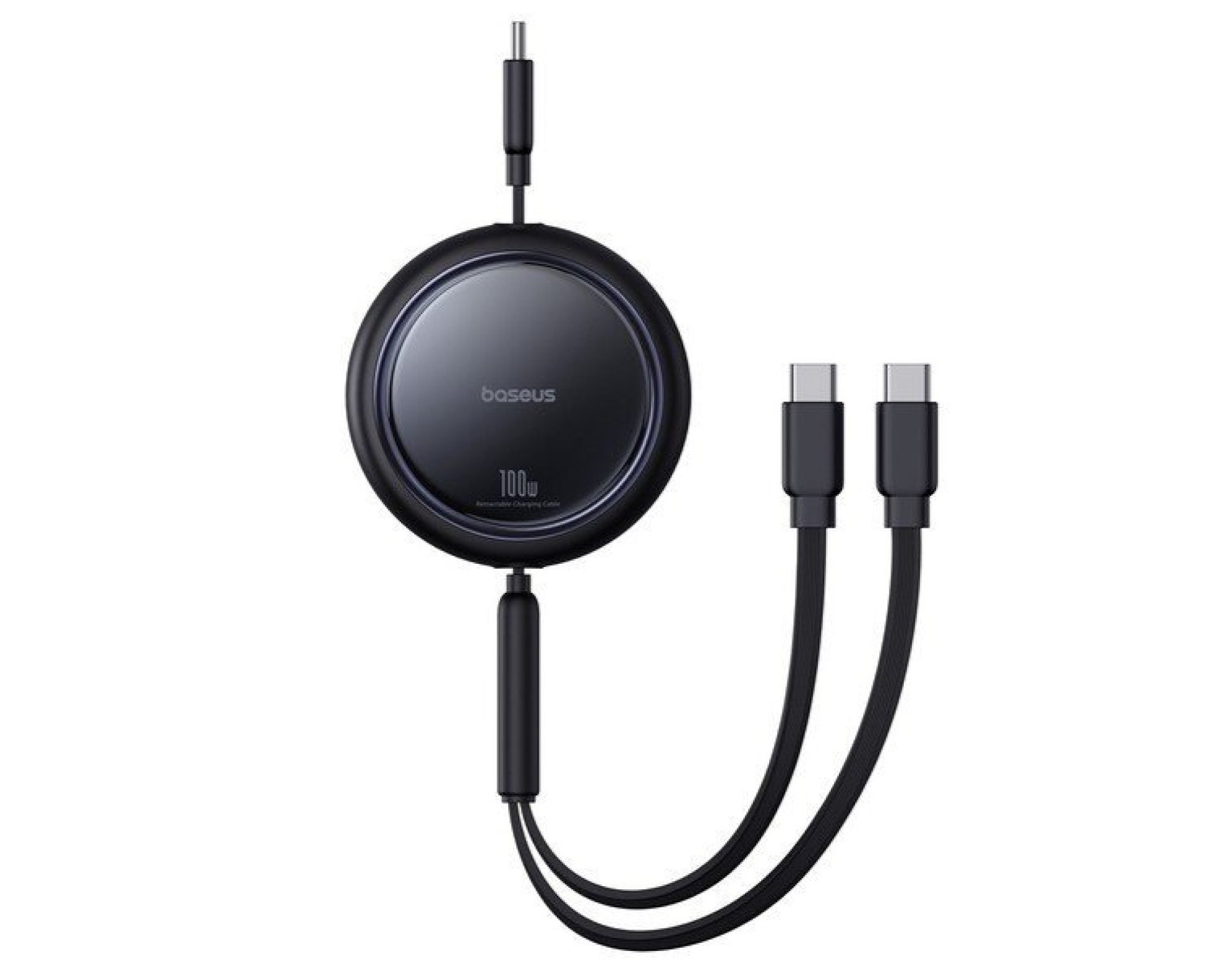 Kabel USB-C - 2 x USB-C BASEUS Bright Mirror 100W 1 m Czarny