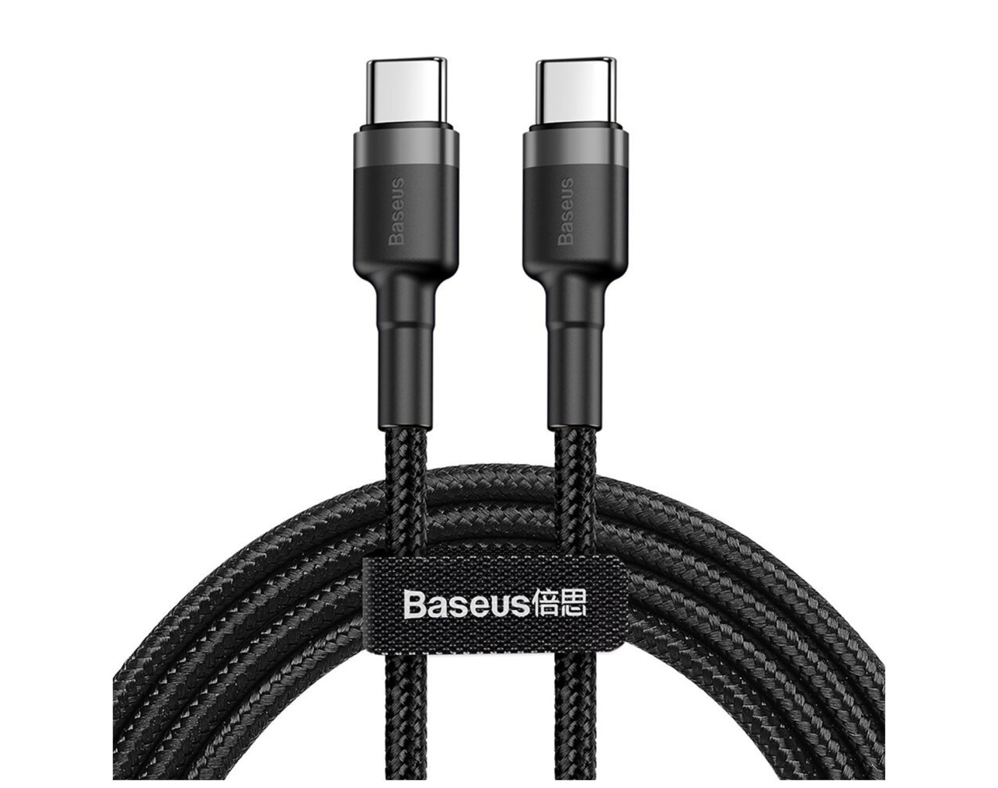 Kabel USB-C BASEUS 60W 2 m Czarno-szary