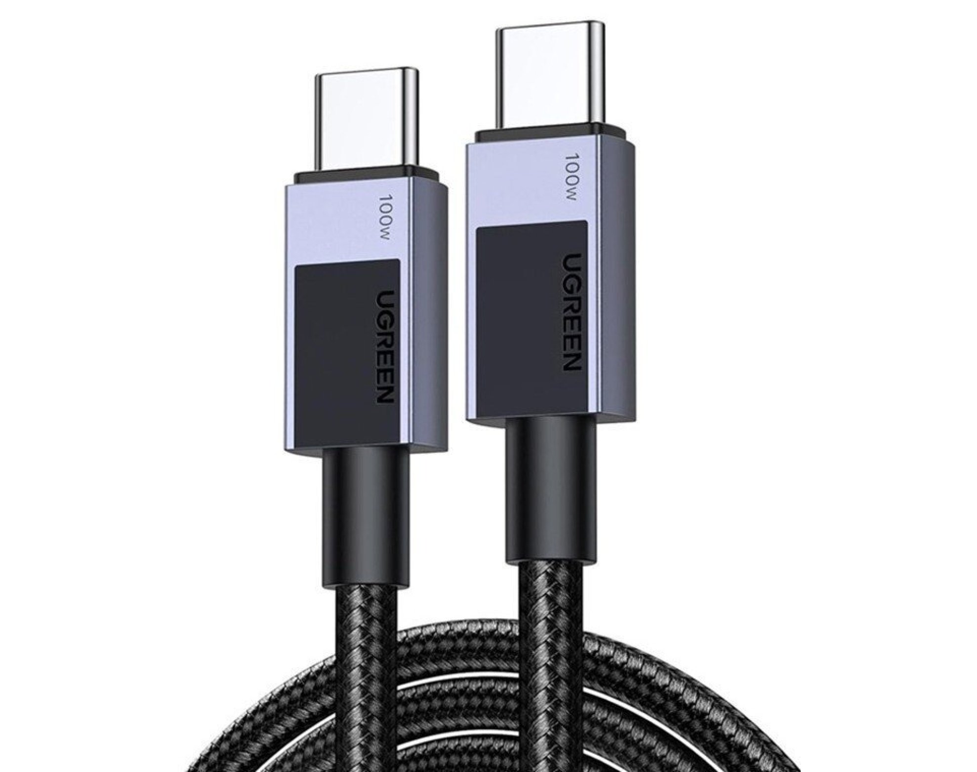 Kabel USB-C do USB-C UGREEN L512 100W 2m Czarny