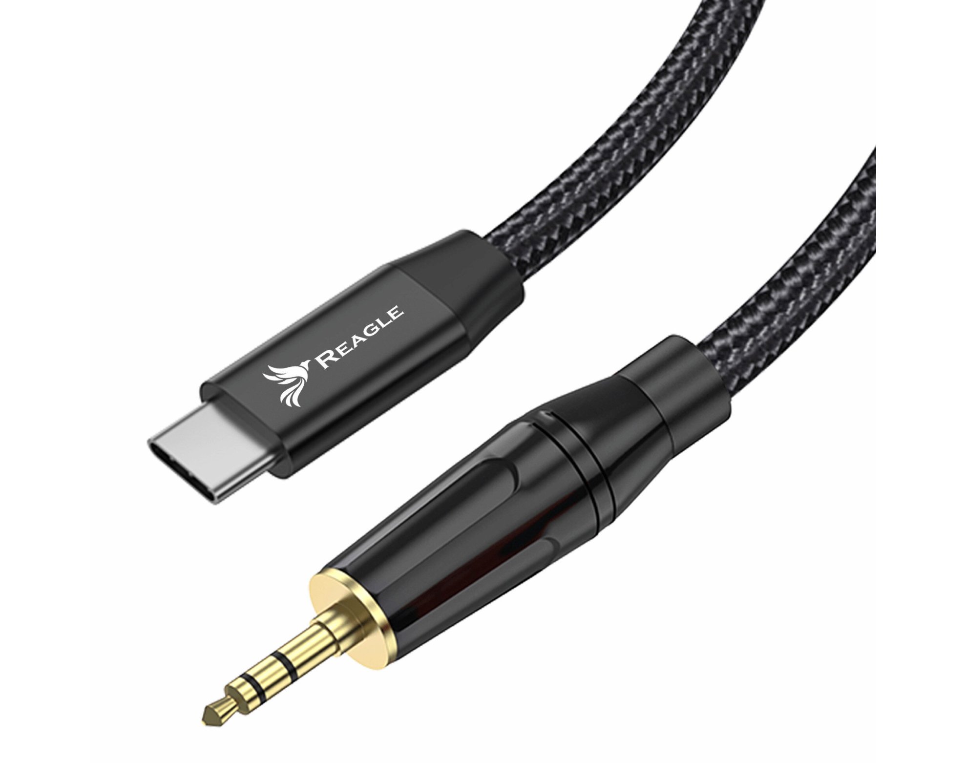 Kabel USB C - Jack  3,5 mm REAGLE - 3M AUX adapter dac stereo słuchawek głośników