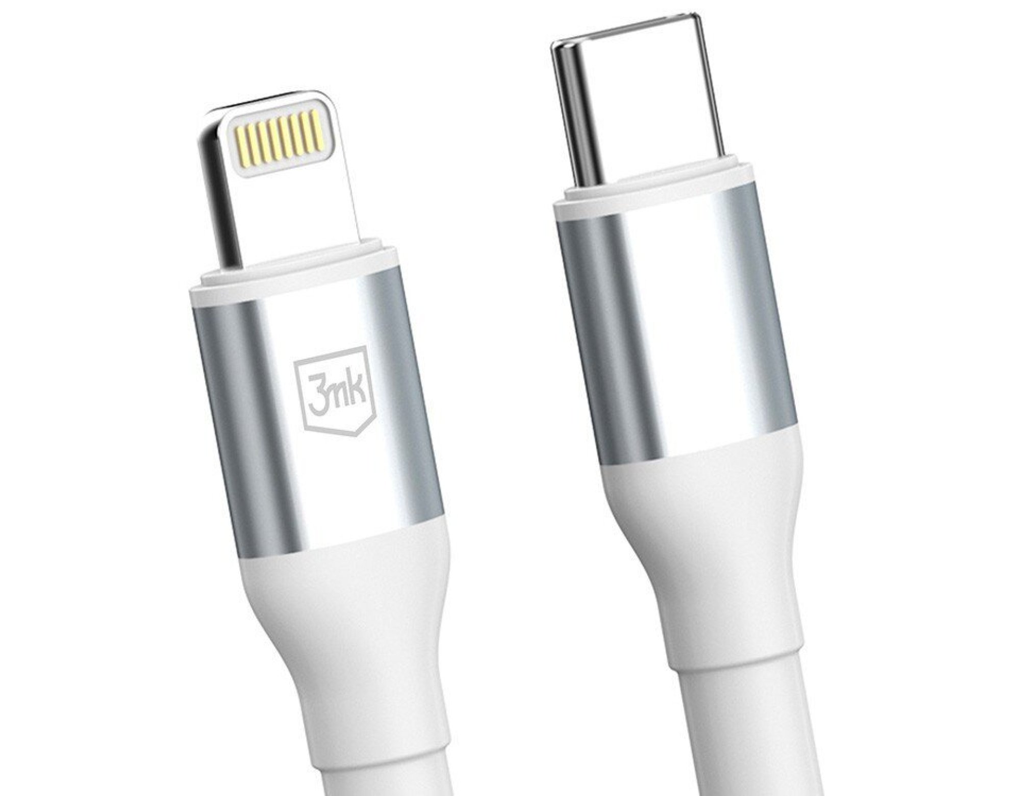 Kabel USB-C - Lightning 3MK Hyper Cable N-Series 20W 1 m Biały