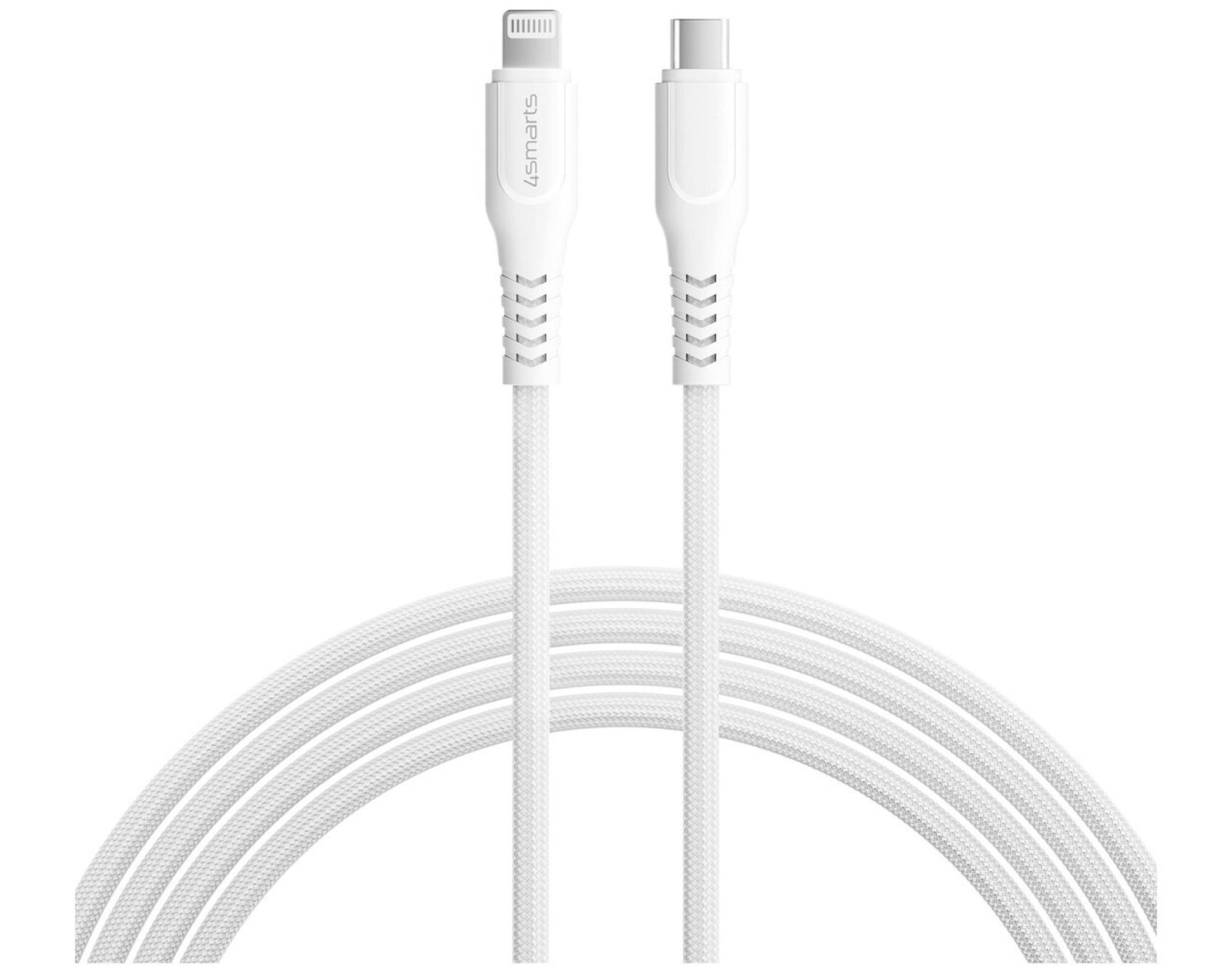 Kabel USB-C - Lightning 4SMARTS RapidCord 30W 1.5 m Biały