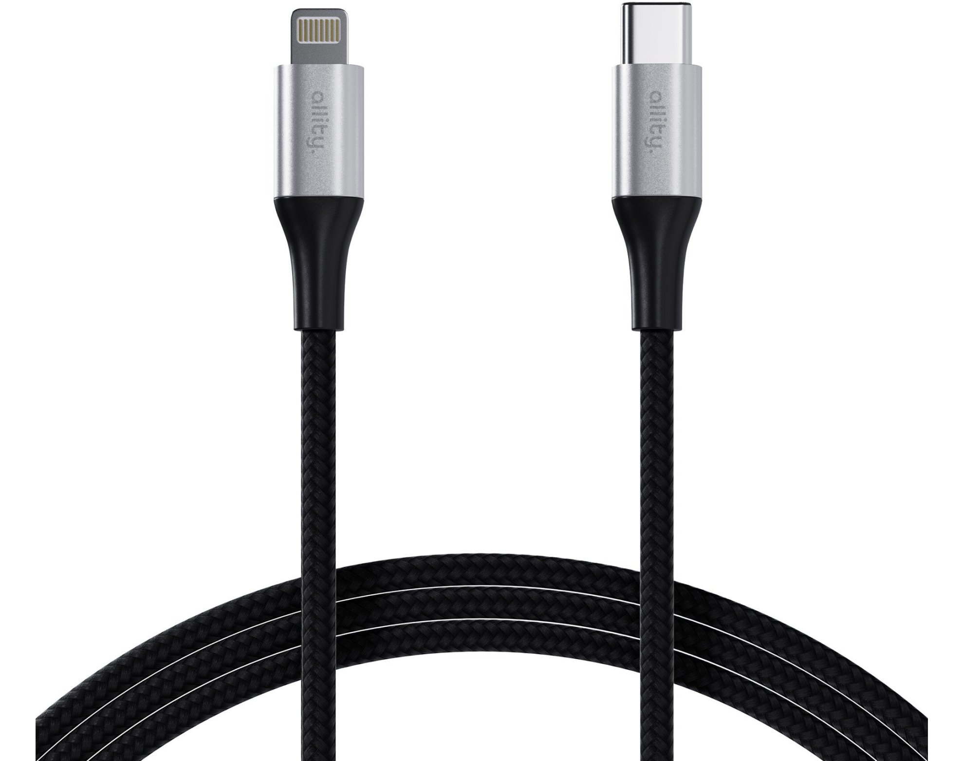 Kabel USB-C - Lightning ALLITY AUC-01 27W 2 m Czarny