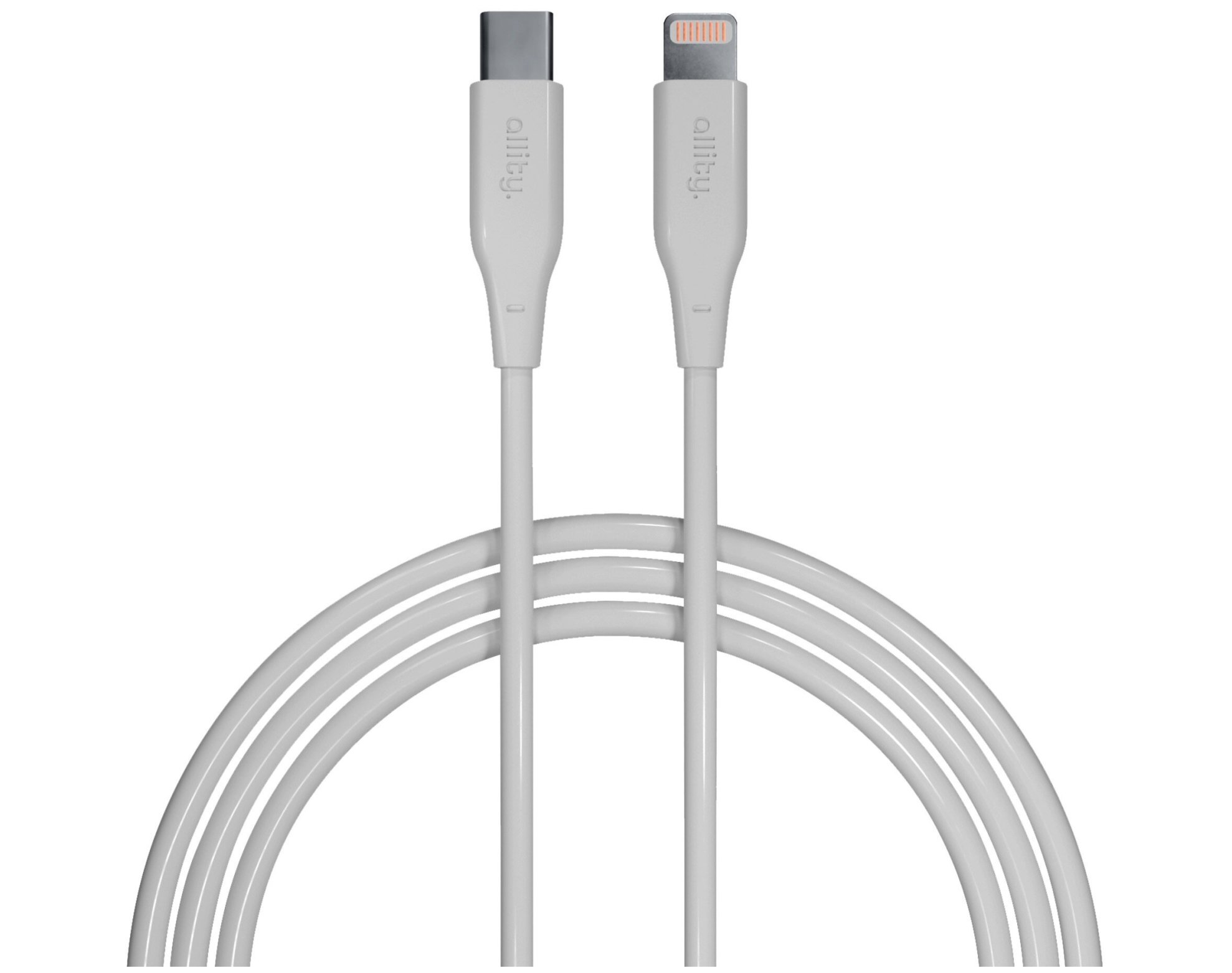 Kabel USB-C - Lightning ALLITY AUC-02 27W 2 m Biały