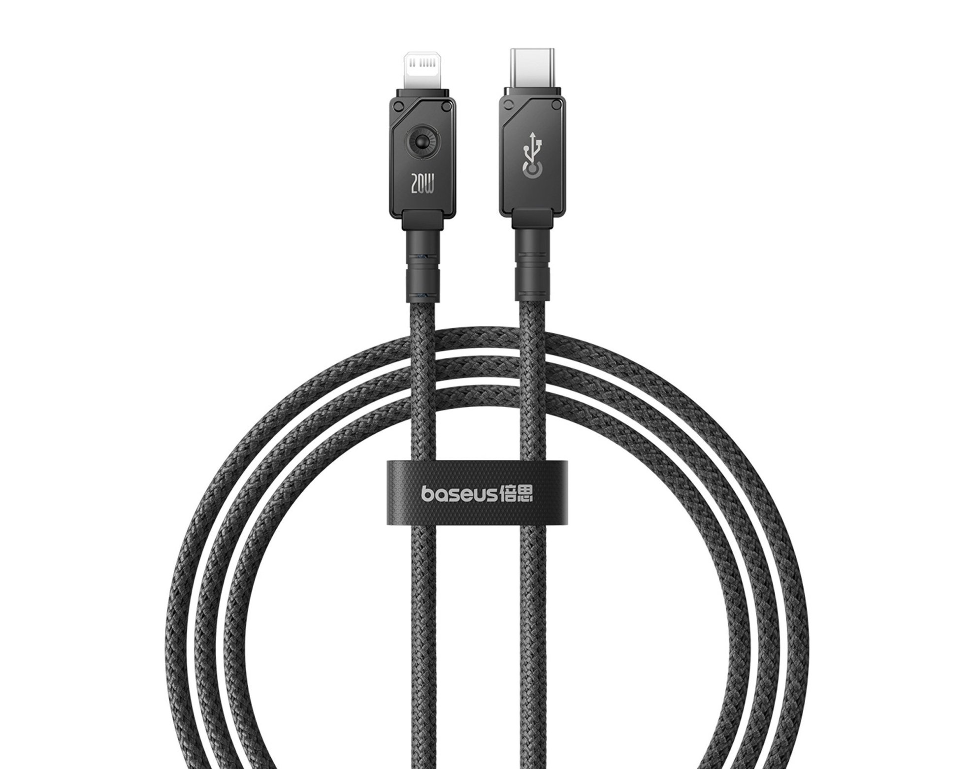 Kabel USB-C - Lightning BASEUS 1m Czarny
