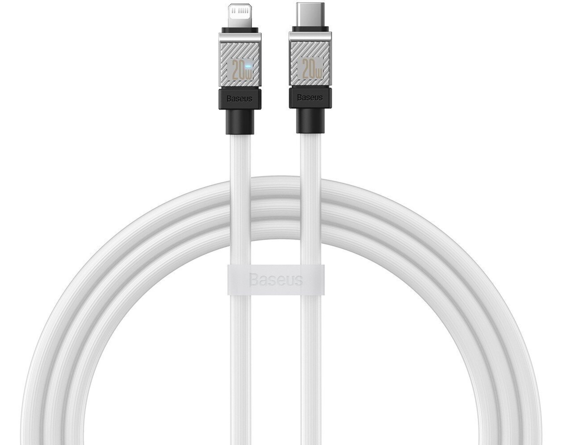 Kabel USB-C - Lightning BASEUS CoolPlay 20W 2 m Biały