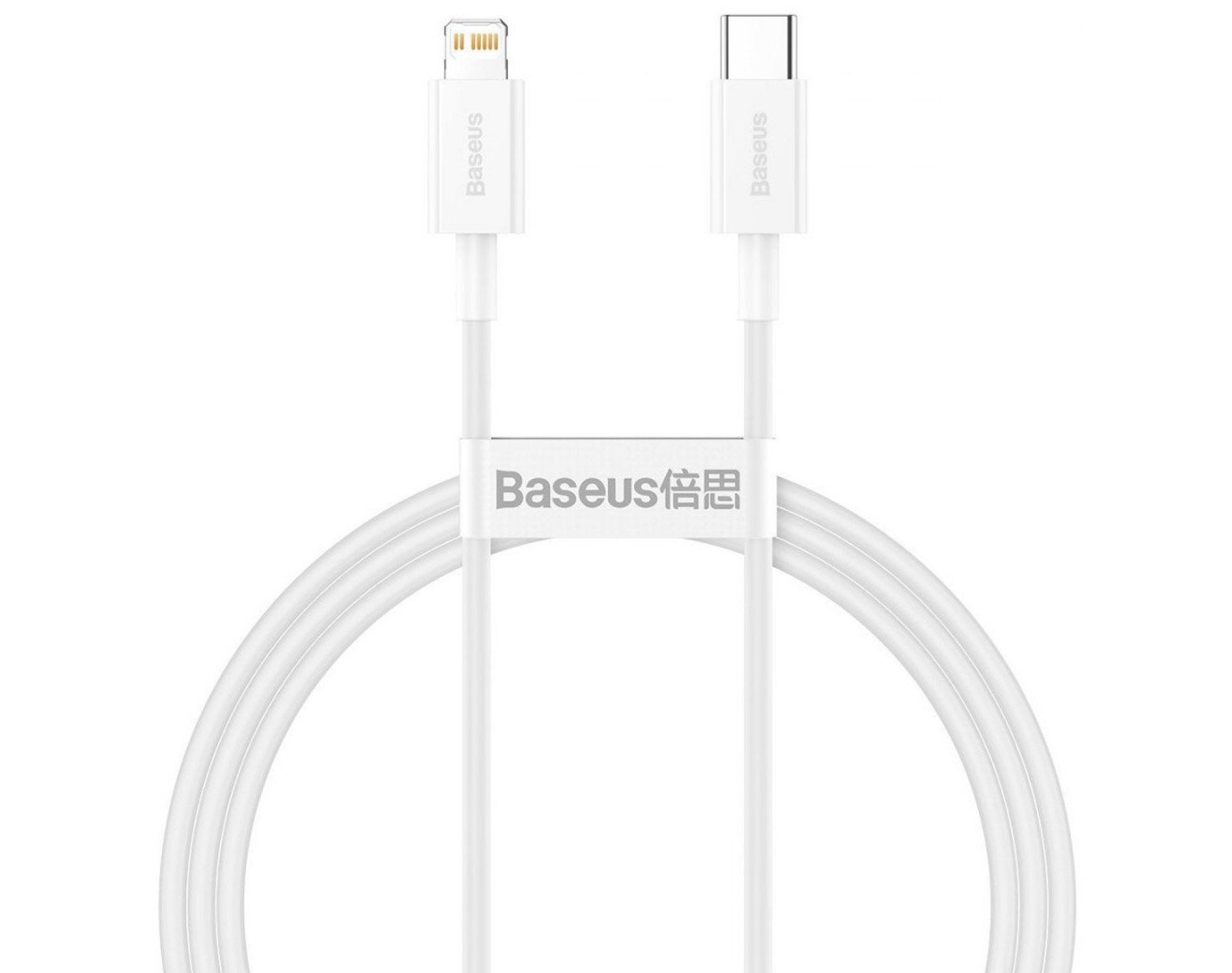 Kabel USB-C - Lightning BASEUS Superior Series CATLYS-A02 1 m Biały