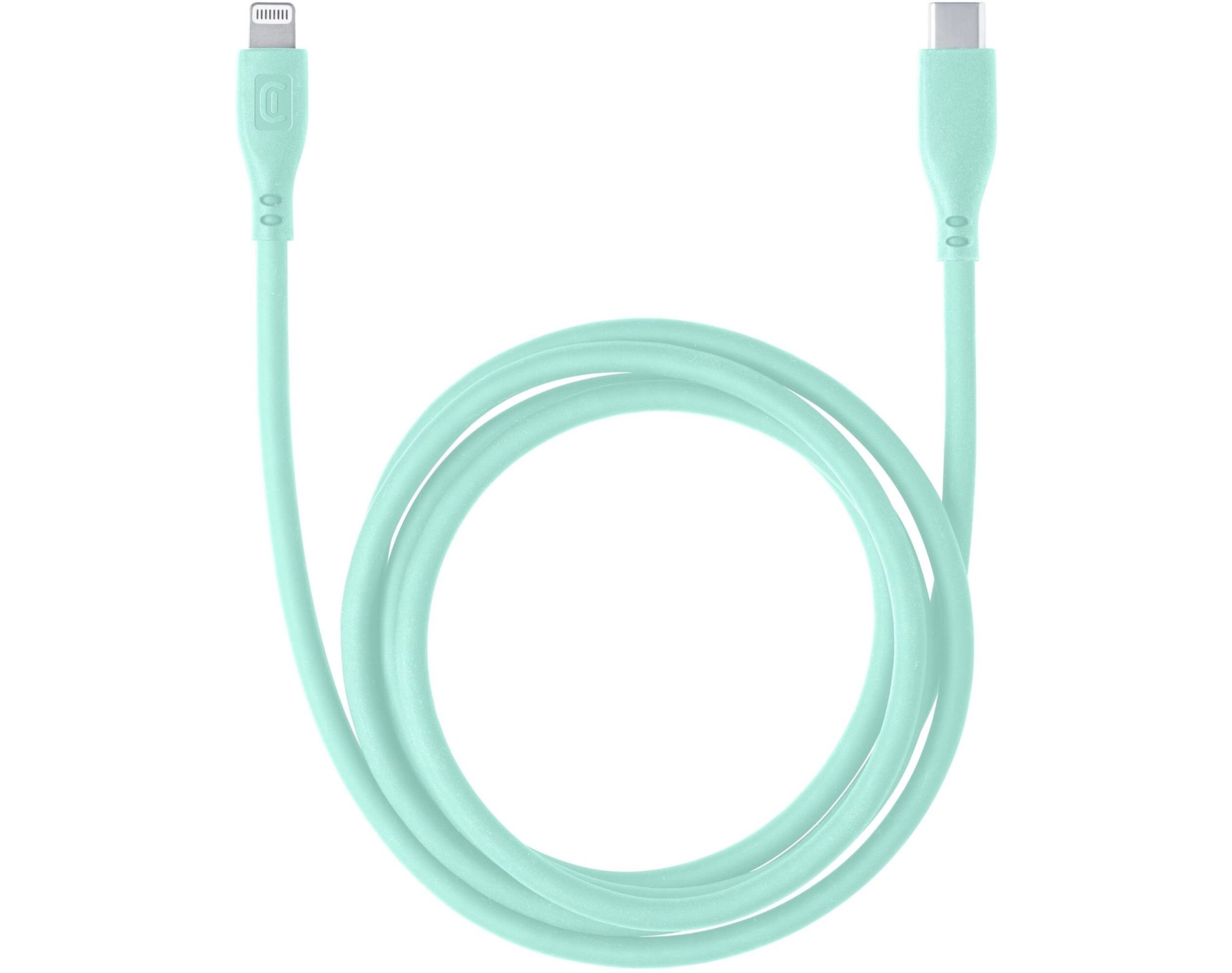 Kabel USB-C - Lightning CELLULARLINE Soft 1.2 m Zielony