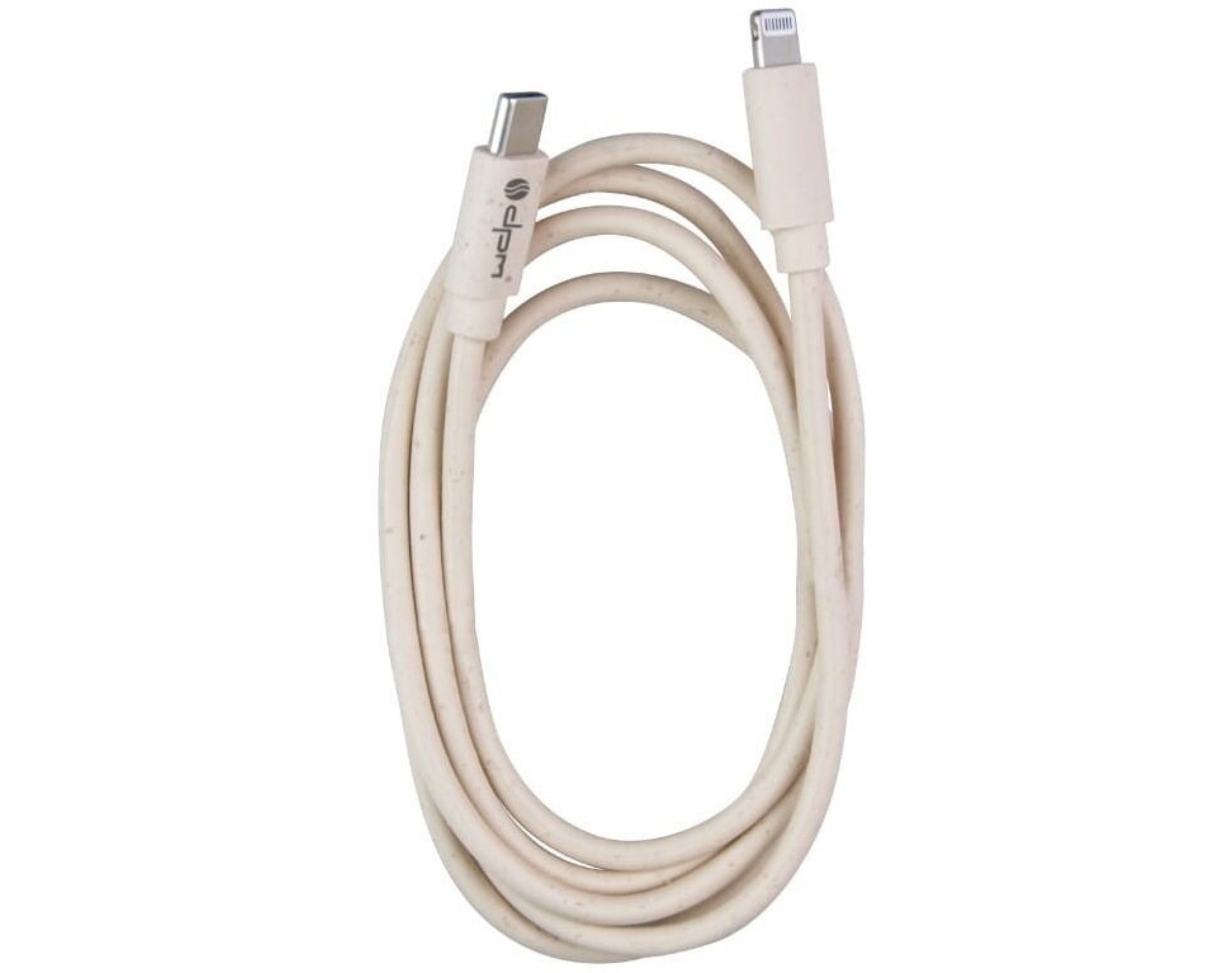 Kabel USB-C - Lightning DPM 1 m Beżowy