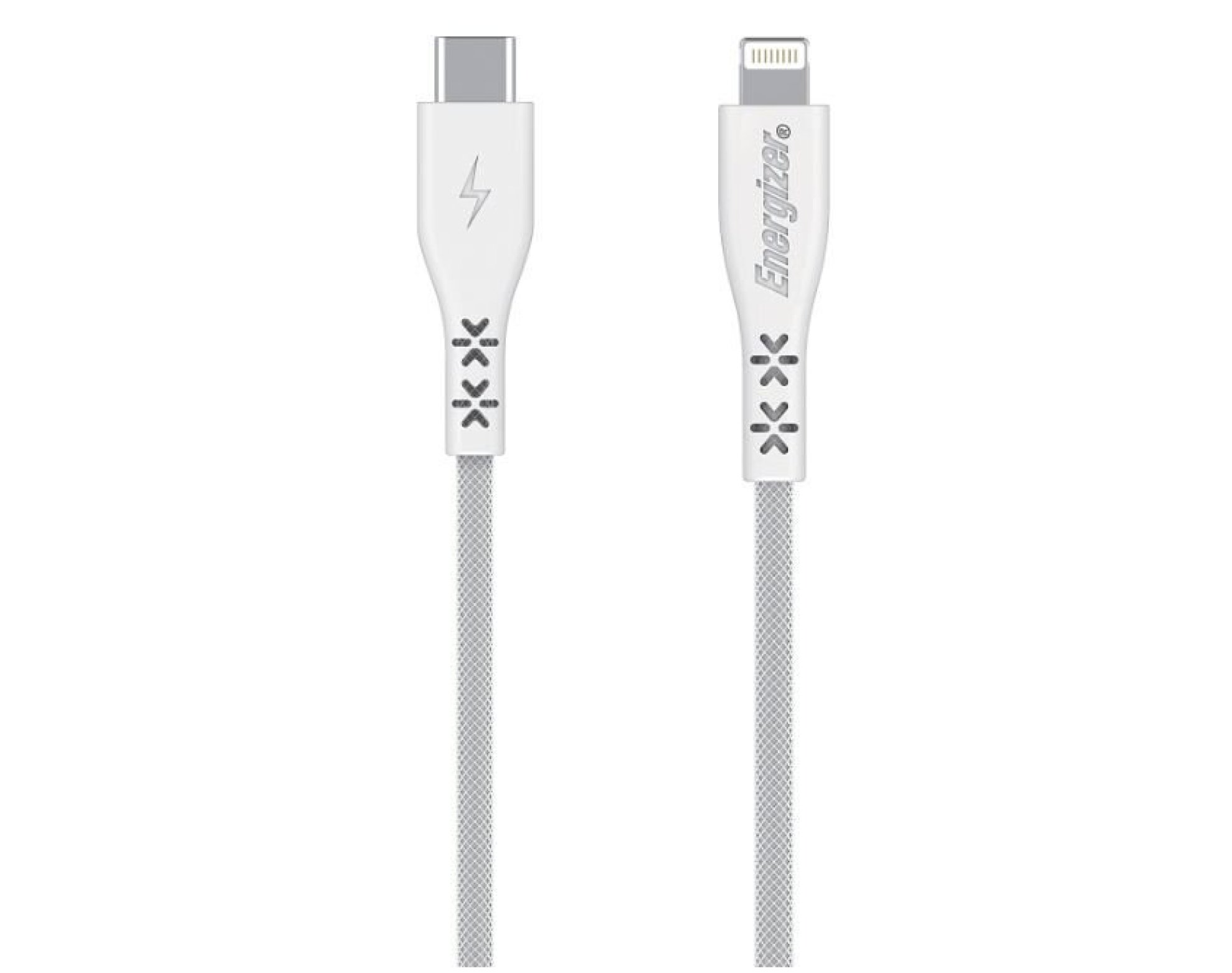 Kabel USB-C - Lightning ENERGIZER HardCase MFi 1.2 m Biały