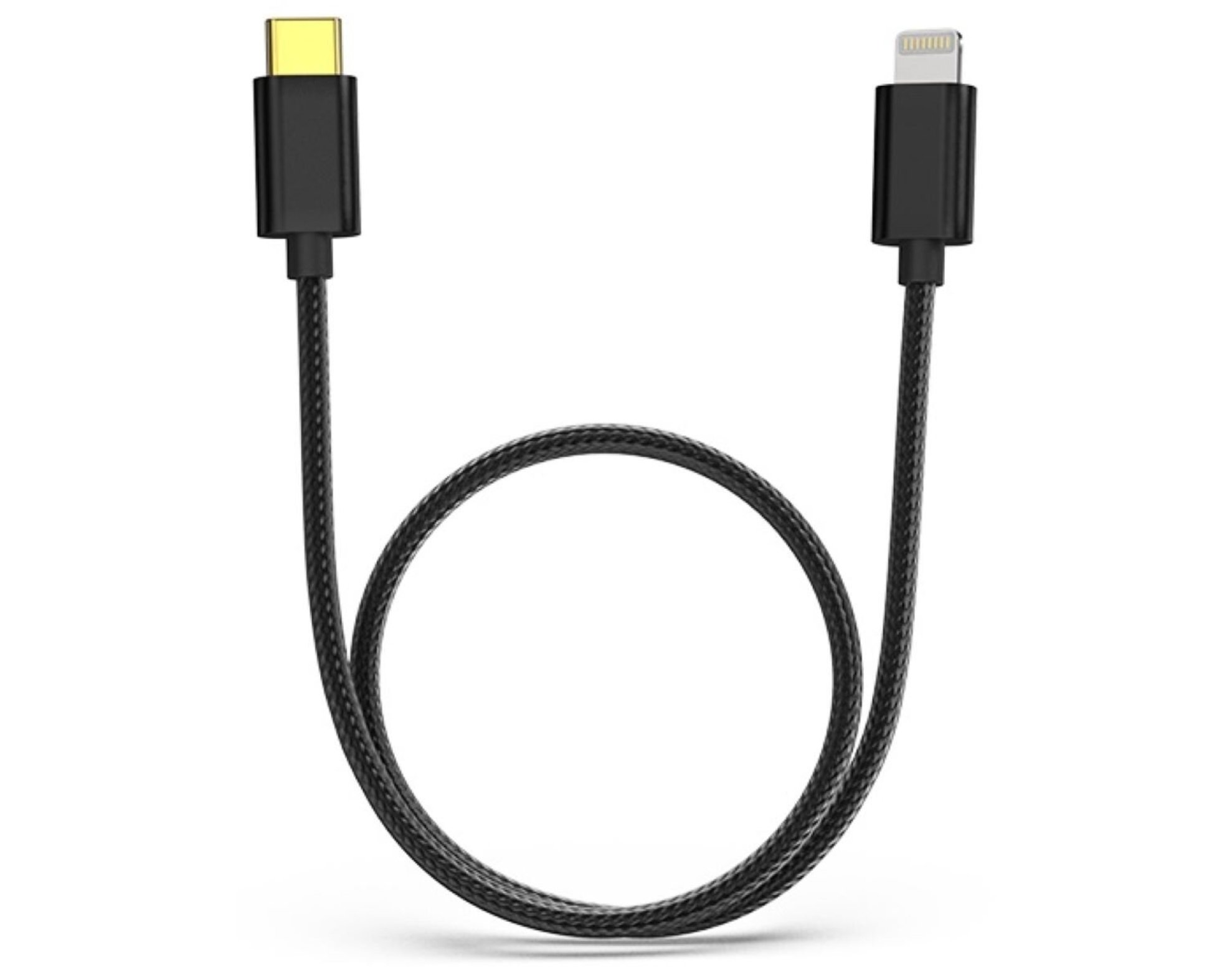 Kabel USB-C - Lightning FIIO LT-LT4 0.5 m Czarny
