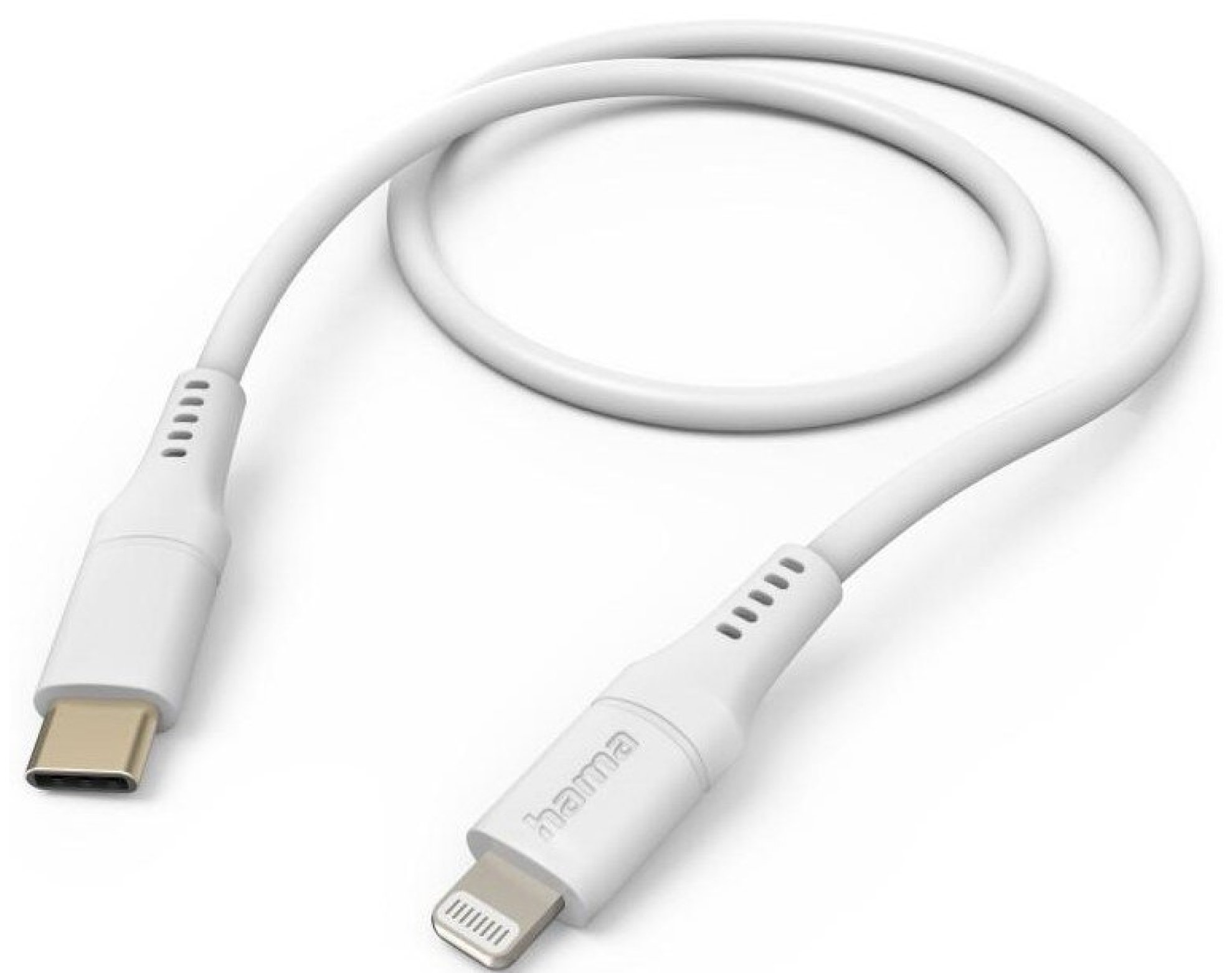 Kabel USB-C - Lightning HAMA Flexible 1.5 m Biały