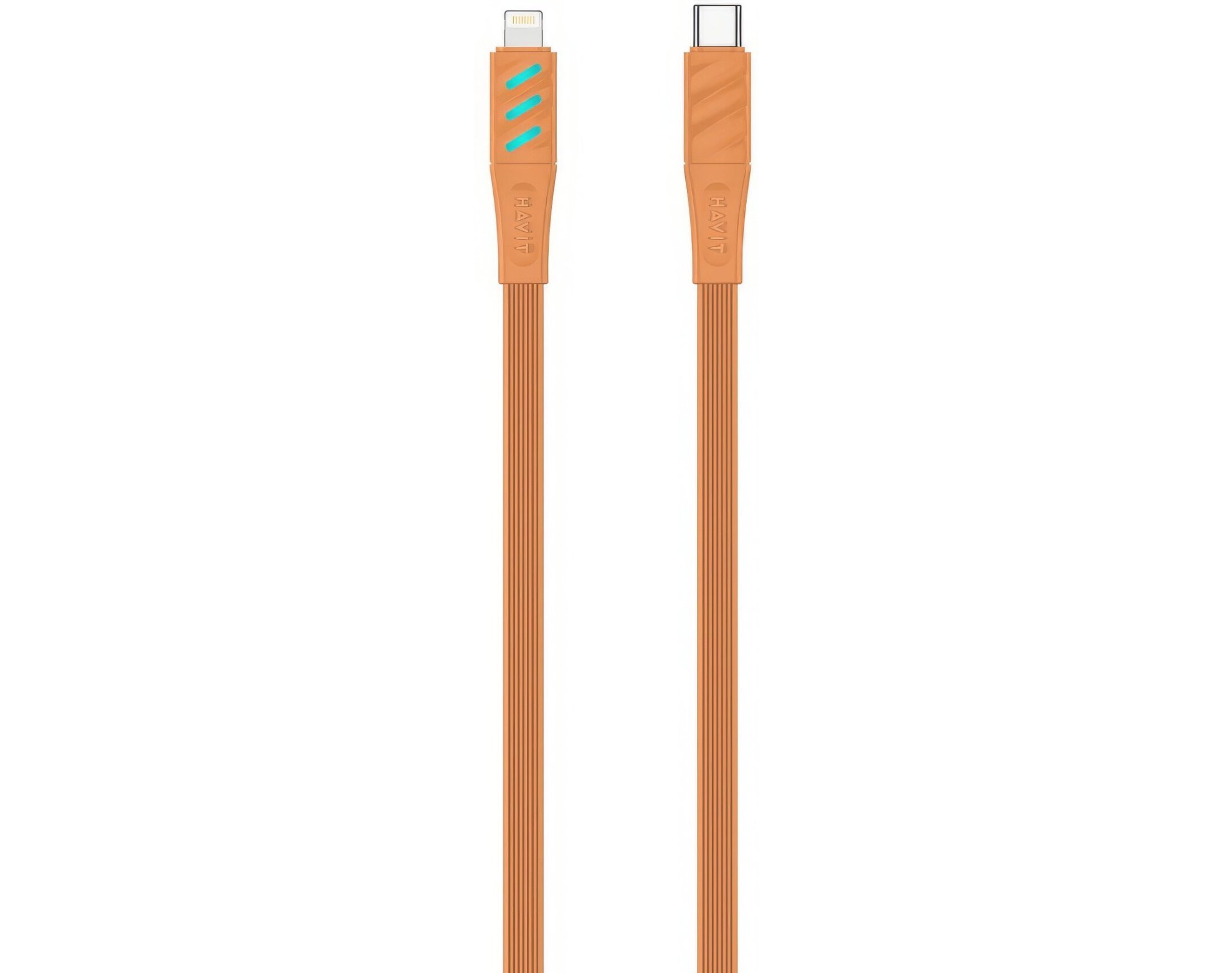 Kabel USB-C - Lightning HAVIT CB6255 27W 1 m Pomarańczowy