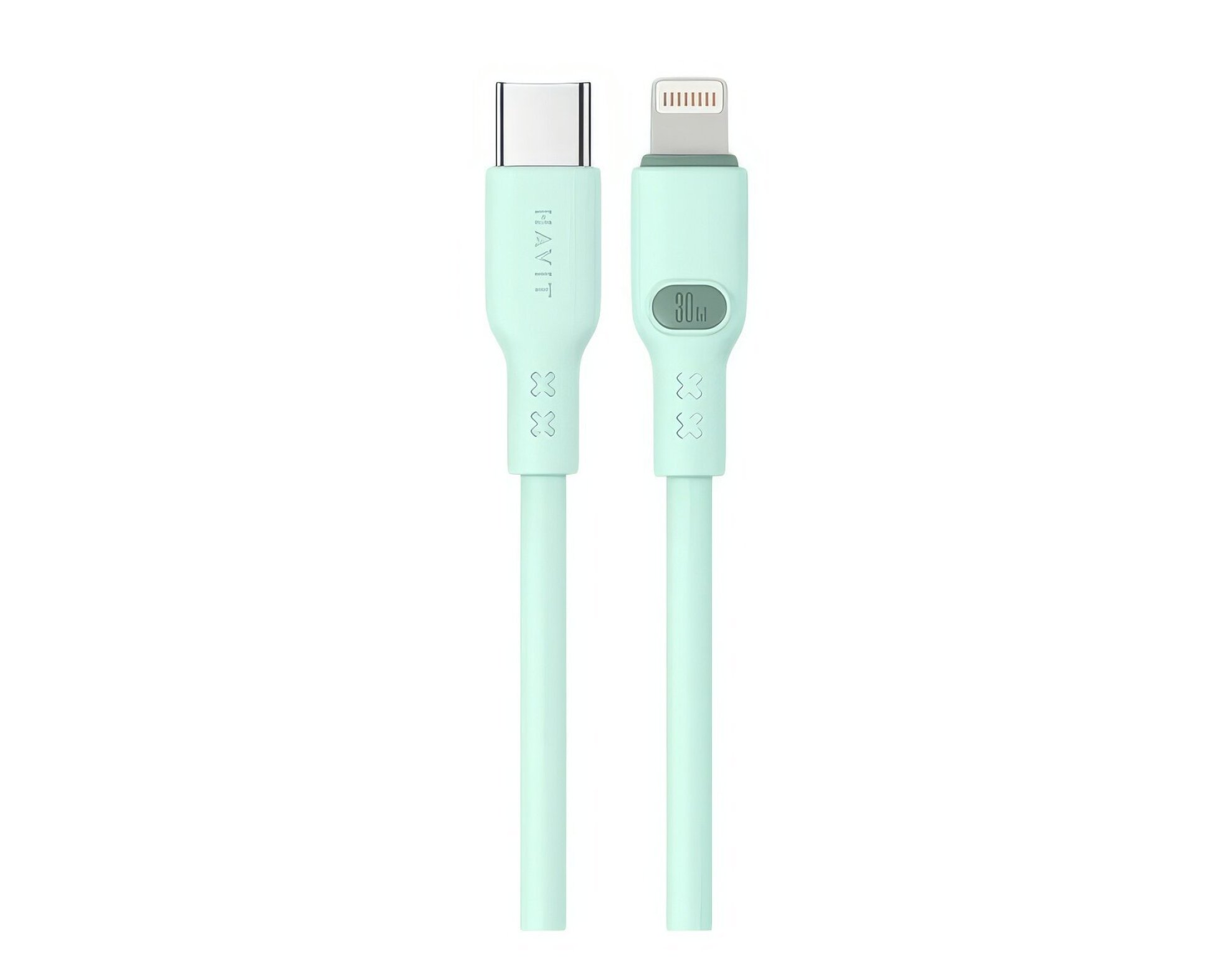 Kabel USB-C - Lightning HAVIT CB6281 30W 1 m Zielony