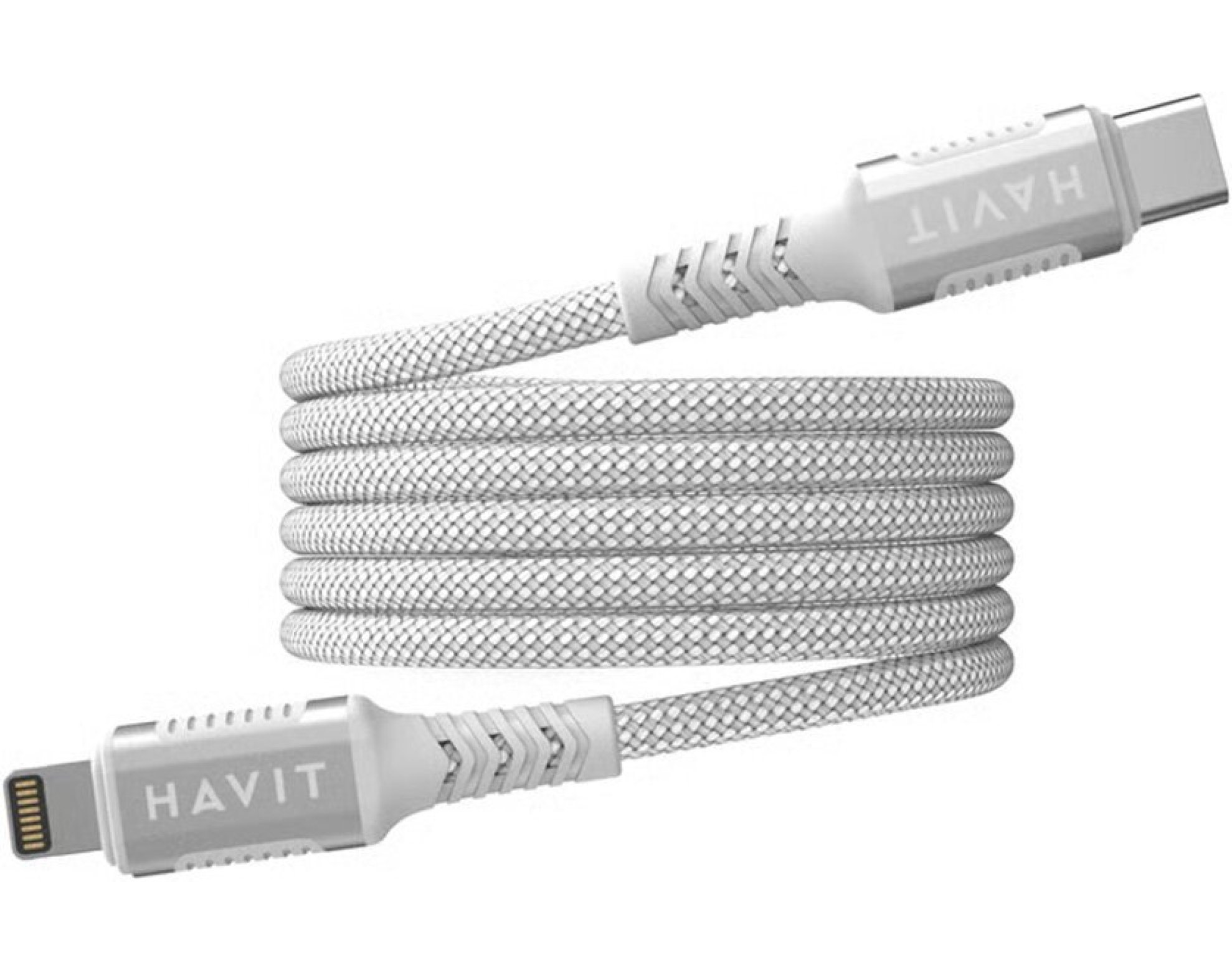 Kabel USB-C - Lightning HAVIT CB6298 30W 1m Biały
