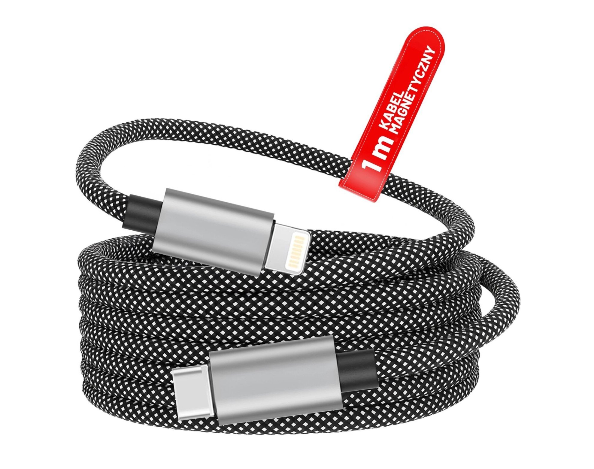 Kabel USB-C Lightning szybkiego ładowania 27W 1m Magnetyczny do iPhone