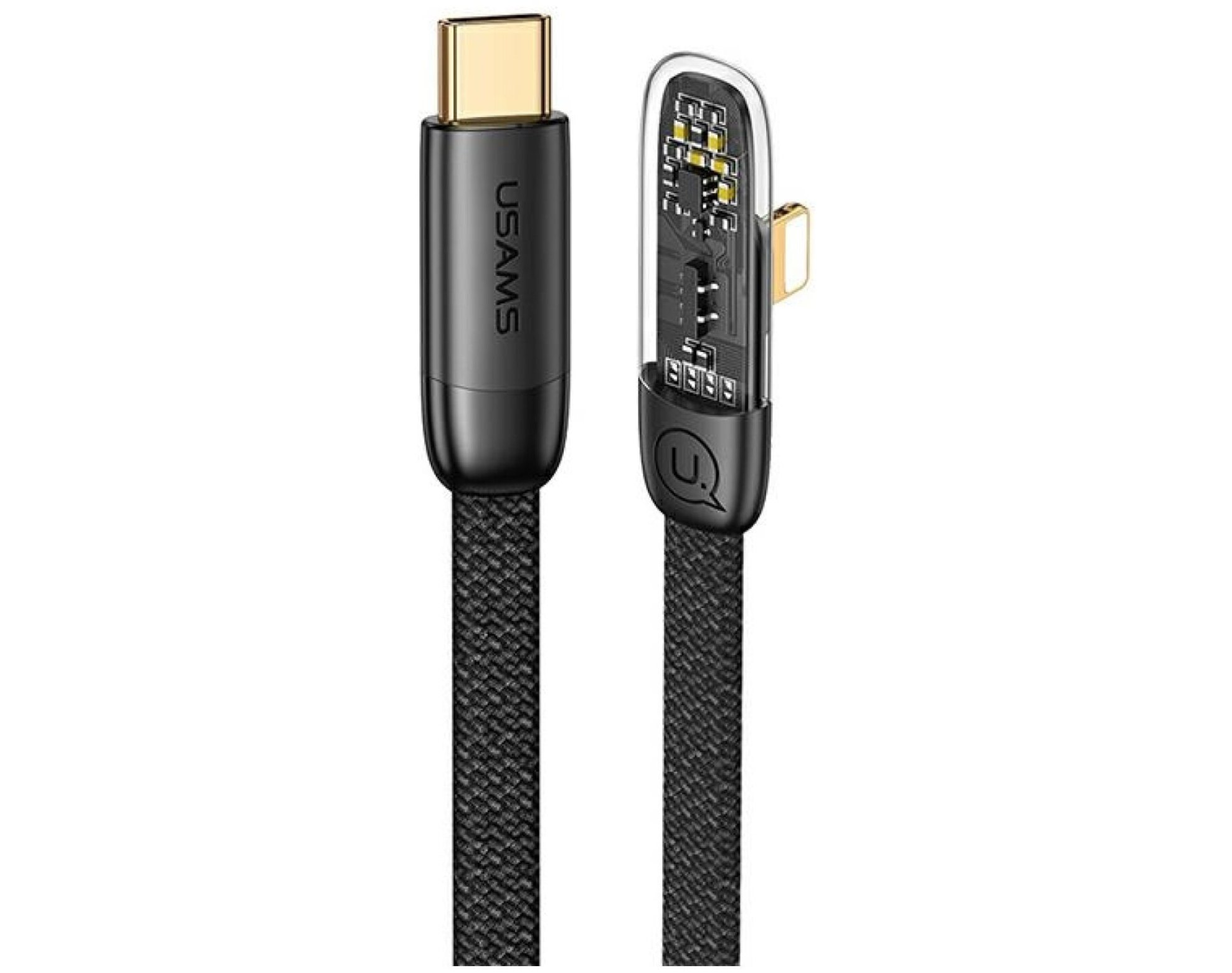 Kabel USB-C - Lightning USAMS 1.2 m 20W Czarny