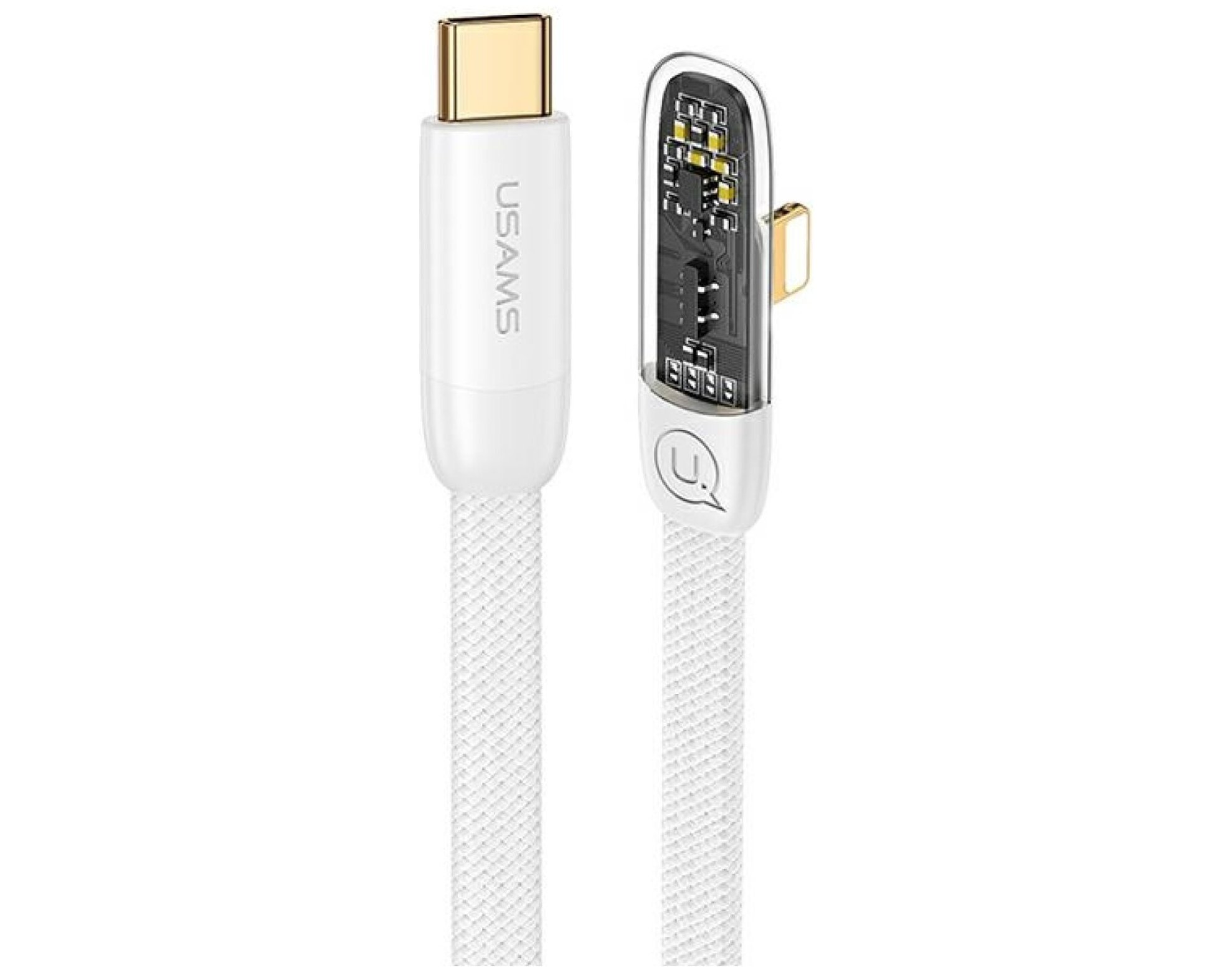 Kabel USB-C - Lightning USAMS 2 m 20W Biały