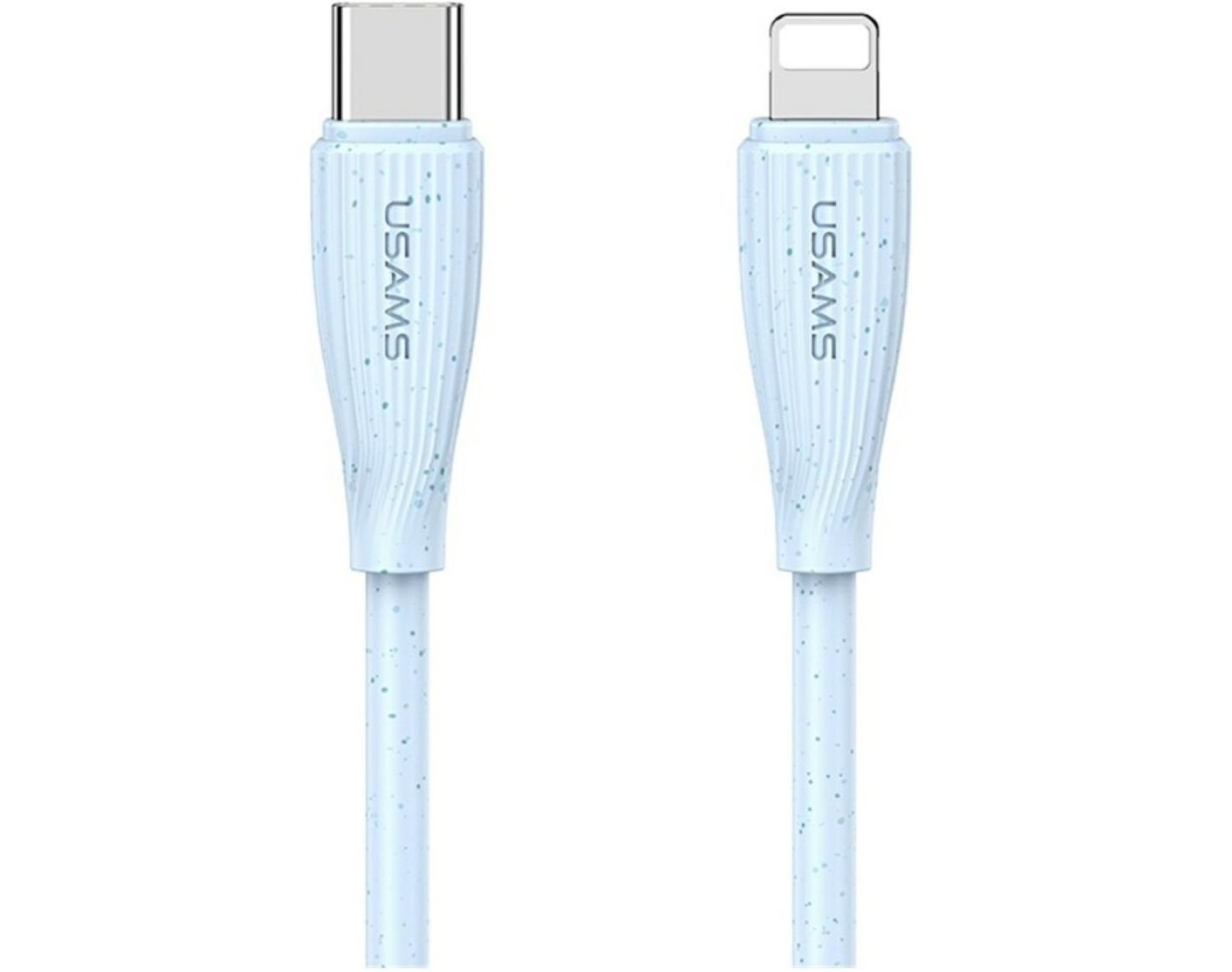 Kabel USB-C - Lightning USAMS Green Series SJ717 30W 1 m Niebieski