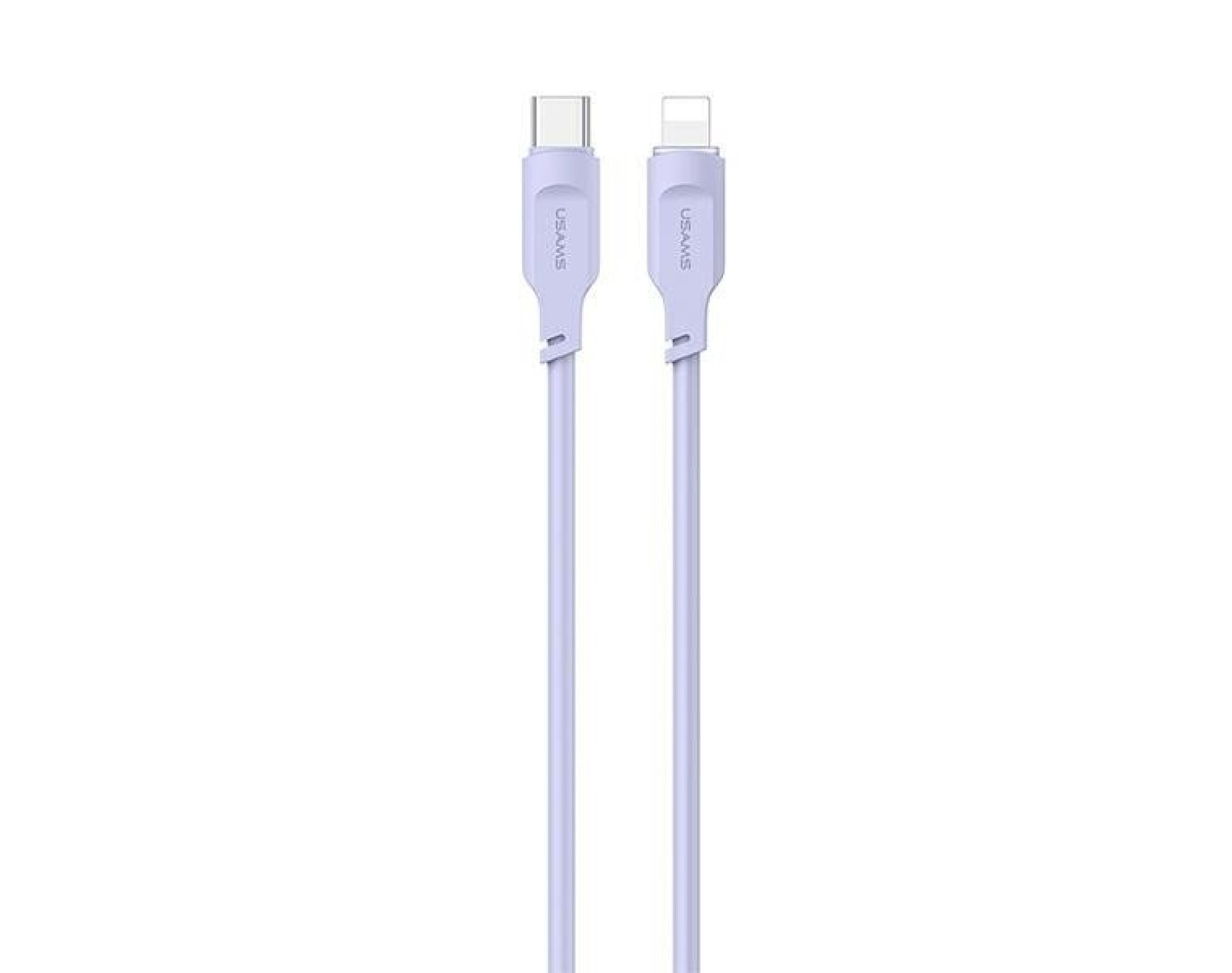 Kabel USB-C - Lightning USAMS Lithe Series 20W 1.2 m Fioletowy