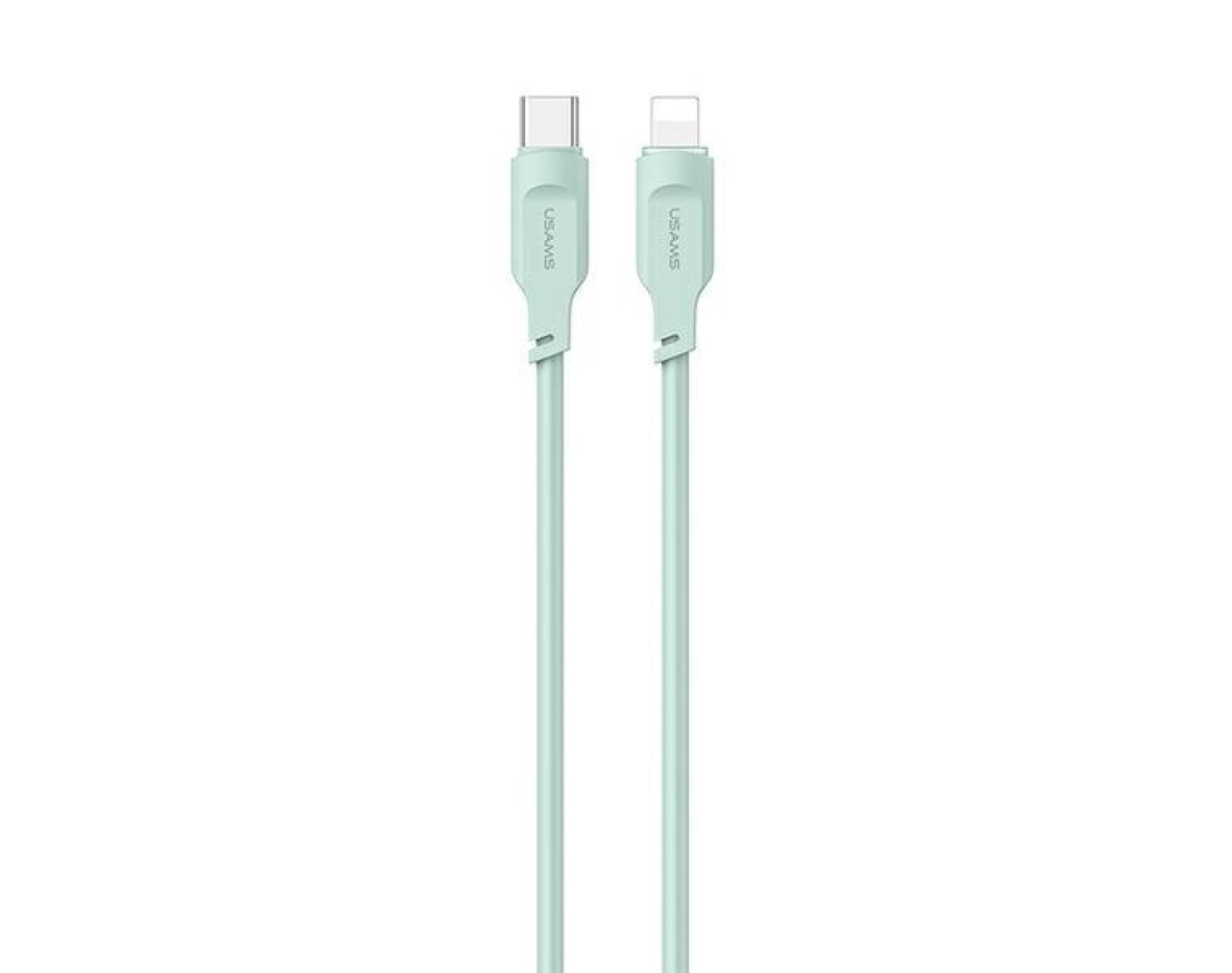 Kabel USB-C - Lightning USAMS Lithe Series 20W 1.2 m Zielony