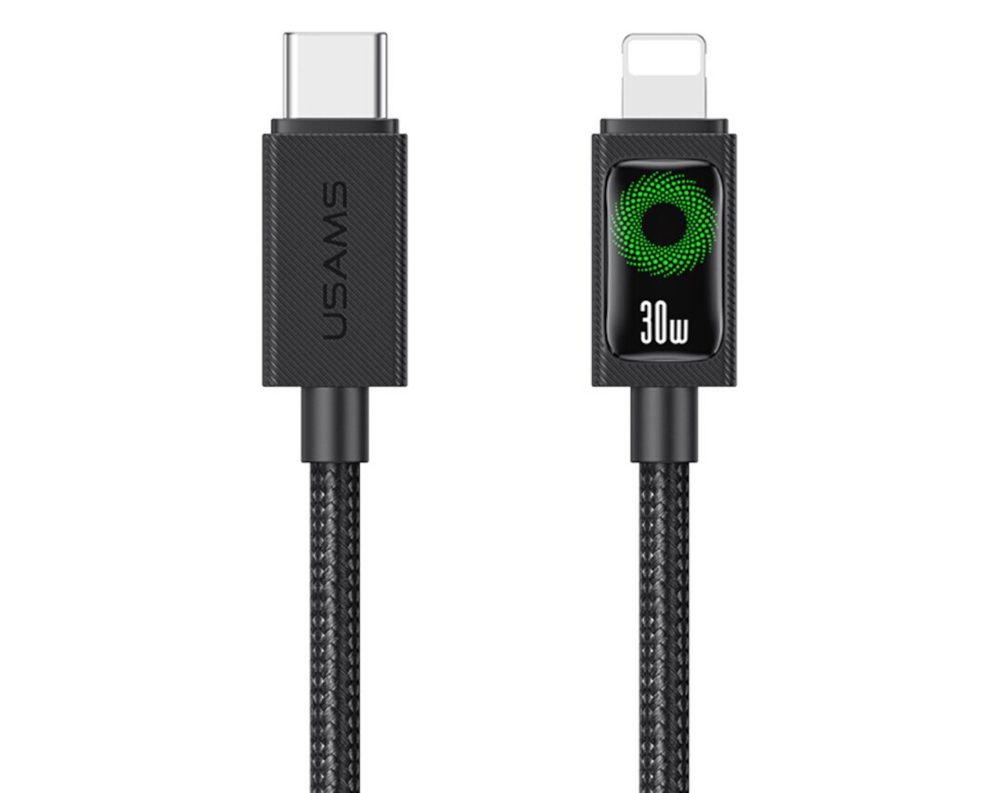 Kabel USB-C - Lightning USAMS U92 30W 1.2 m Czarny