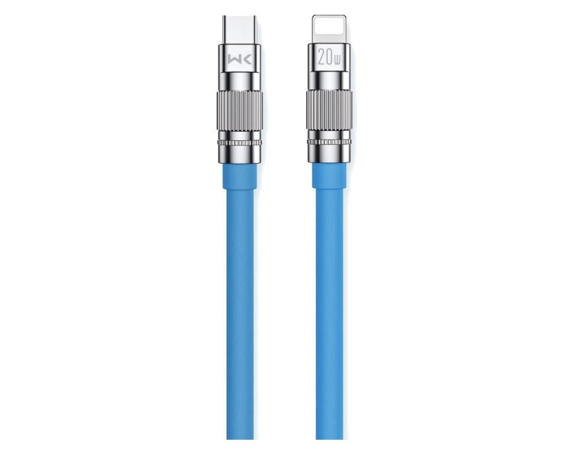 Kabel USB-C - Lightning WEKOME WDC-187 Wingle Series PD 20W 1.2 m Niebieski