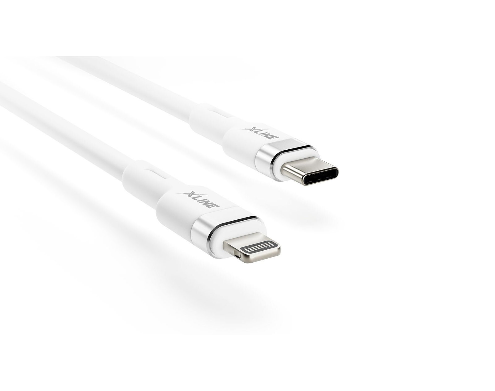 Kabel USB-C - Lightning XLINE 30W 3m Biały