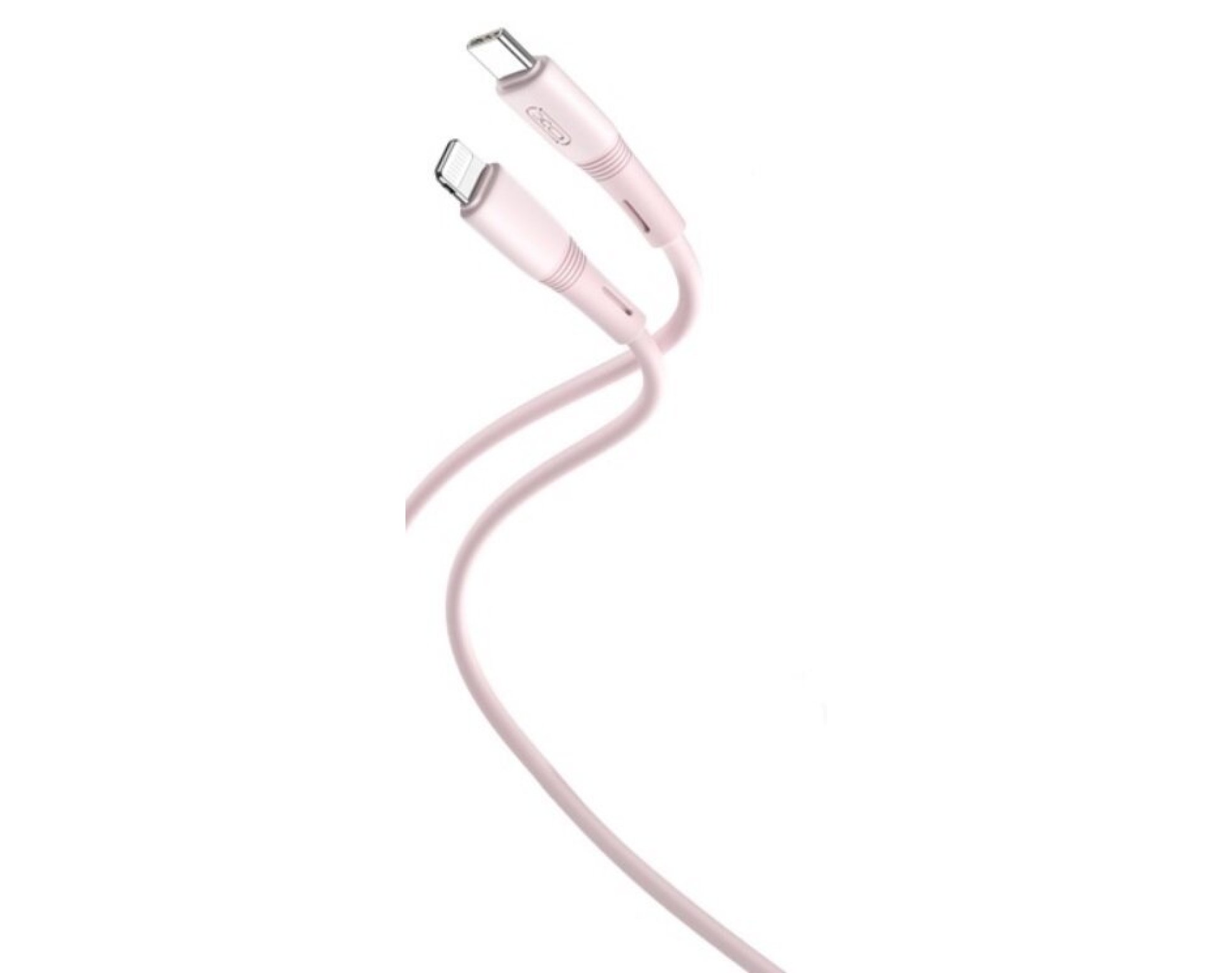 Kabel USB-C - Lightning XO NB-Q226A 27W 1 m Różowy